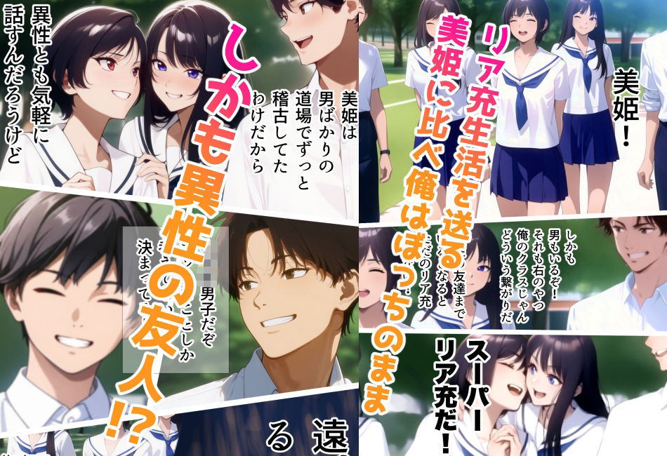 女子校生に蹴られるだけエピソード0 青春美姫と思春期巧也 サンプル画像2