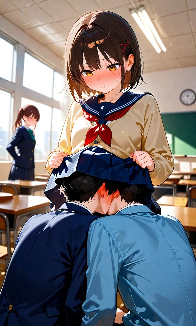 女子校生のスカートの中にもぐりたいっ！ サンプル画像5