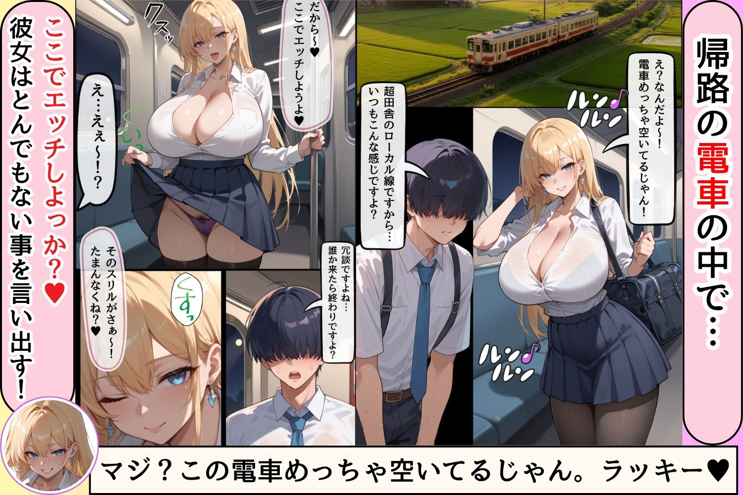 女子校生彼氏持ちのビッチ達がボクのチ○コで遊んだ結果 もう僕以外では満足出来なくなった件 サード サンプル画像7