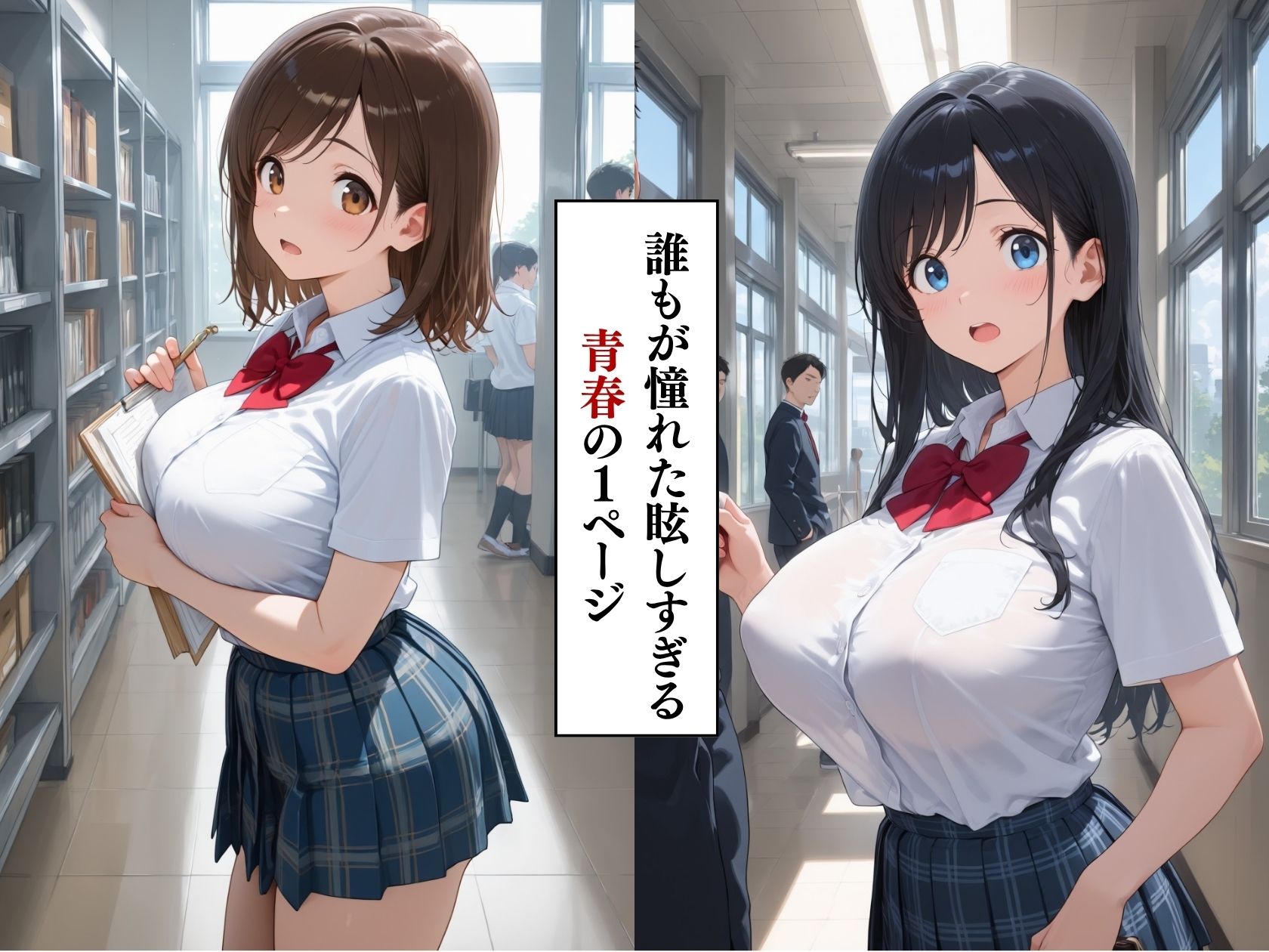 女子校生快楽堕ち 秘密のハーレム大乱交 サンプル画像1