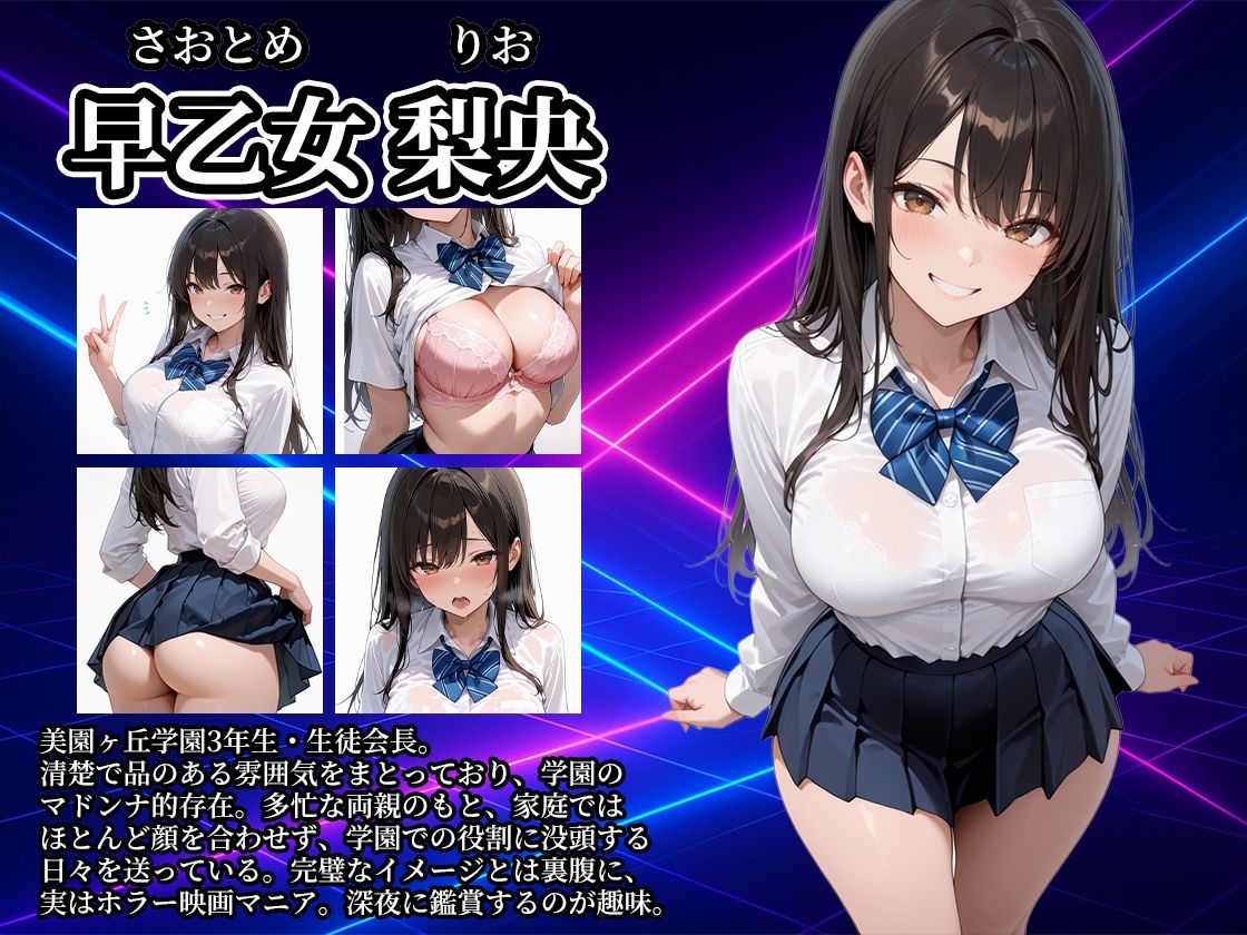 女子校生性指導コレクション-早乙女梨央 野外奉仕編- 学園の影に潜む禁断の性指導 サンプル画像2