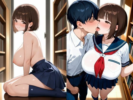 女子校生性記録  ー霧島ゆめかー  図書館編 サンプル画像3