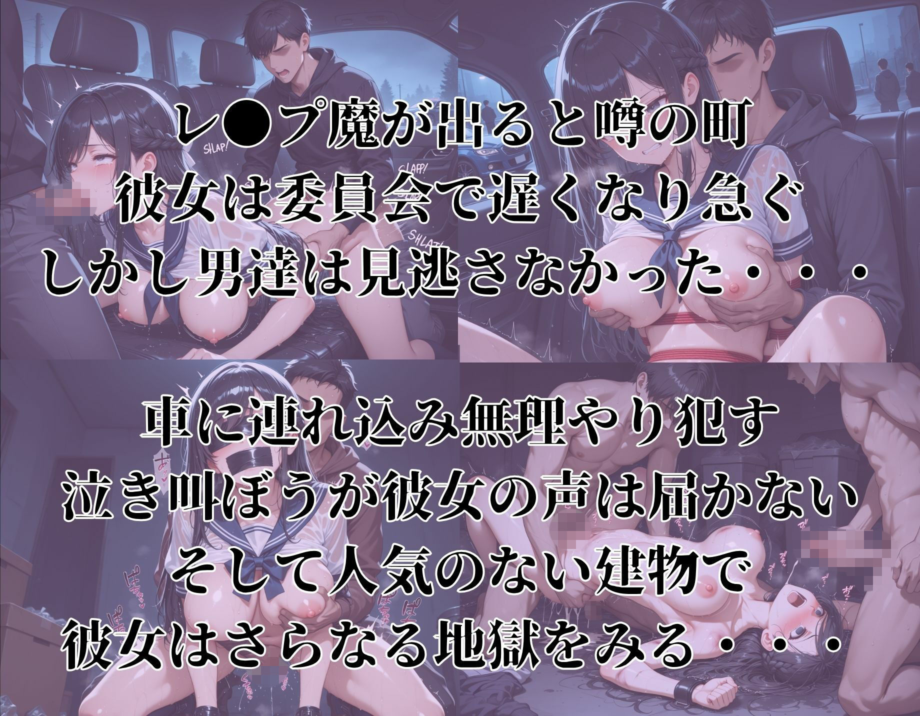 女子校生拉致レ●プ〜あの日私は突然車に乗せられ犯●れた〜 サンプル画像2