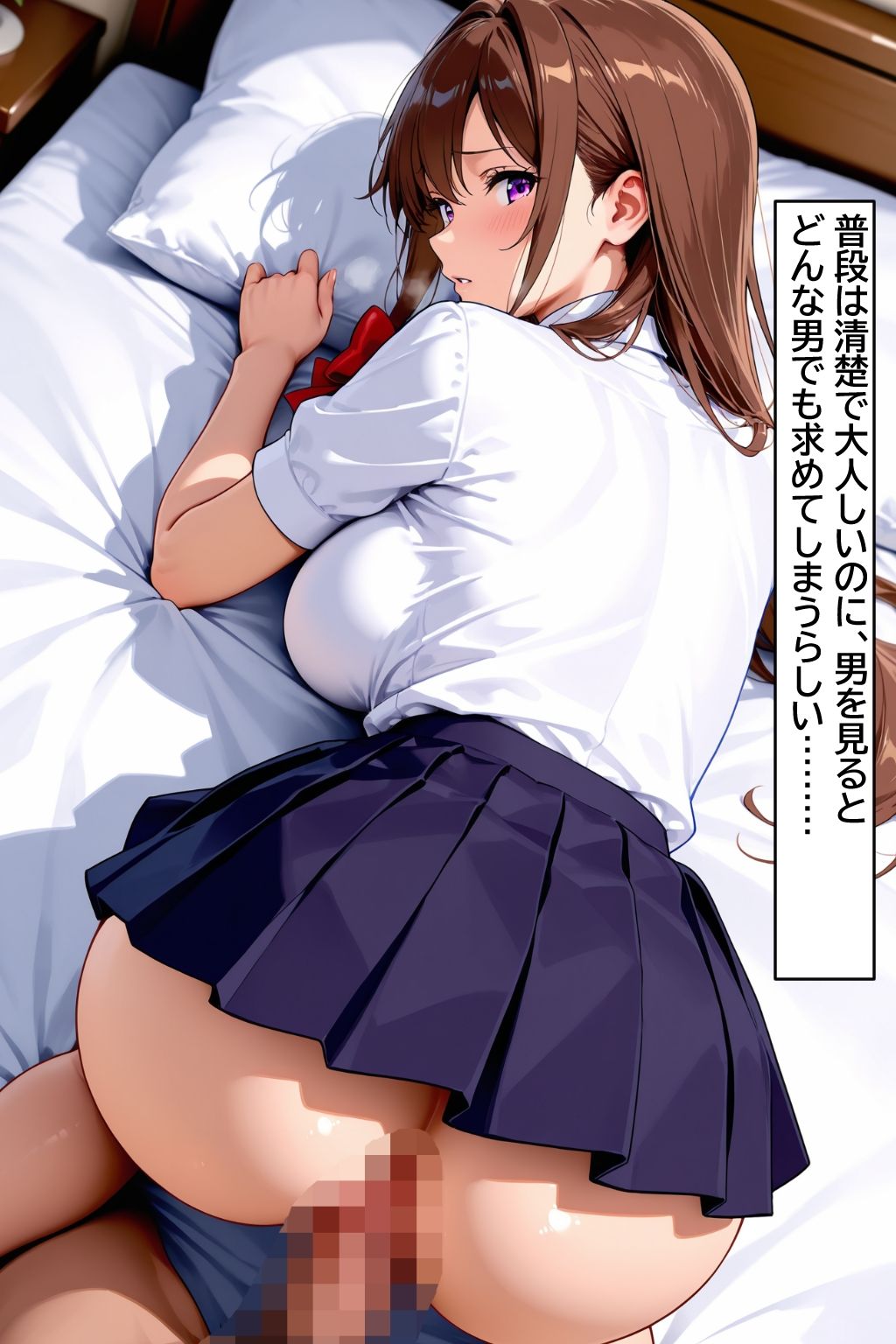 女子校生淫乱性交  清楚な幼馴染と中出し即ハメ サンプル画像3