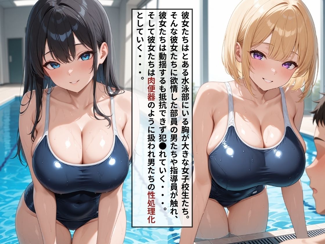 女子校生肉便器〜性処理化し快楽堕ち:水泳部編〜 サンプル画像1