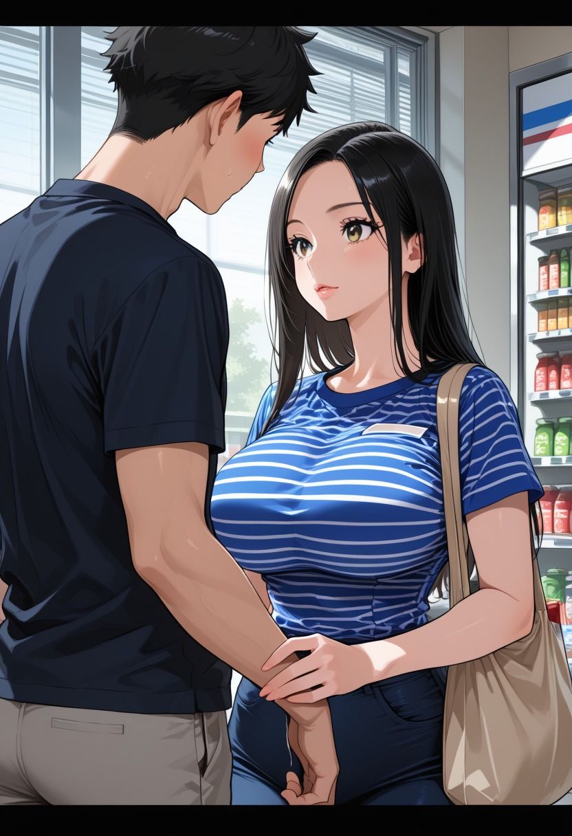 女子校生限定！性処理専門コンビニアルバイト サンプル画像1