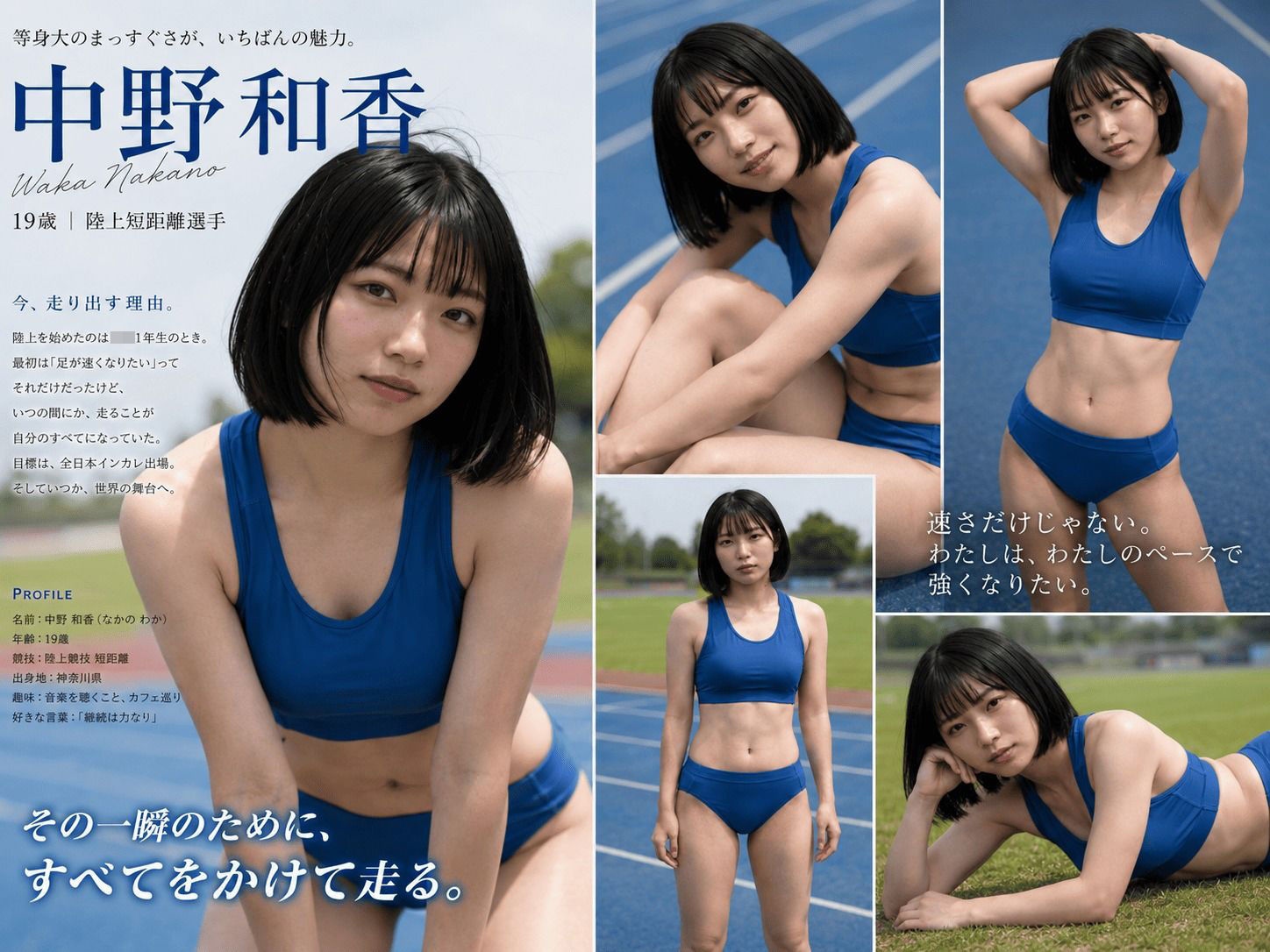 女子陸上部ヌードグラビア写真集  Vol.1 サンプル画像1