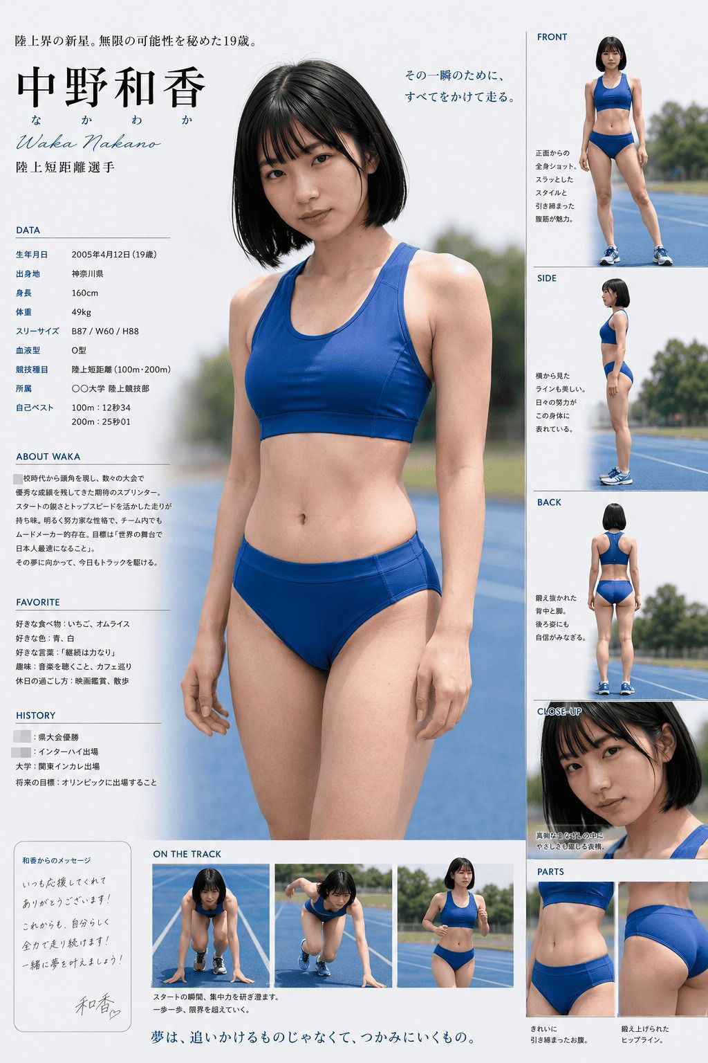 女子陸上部ヌードグラビア写真集  Vol.1 サンプル画像3