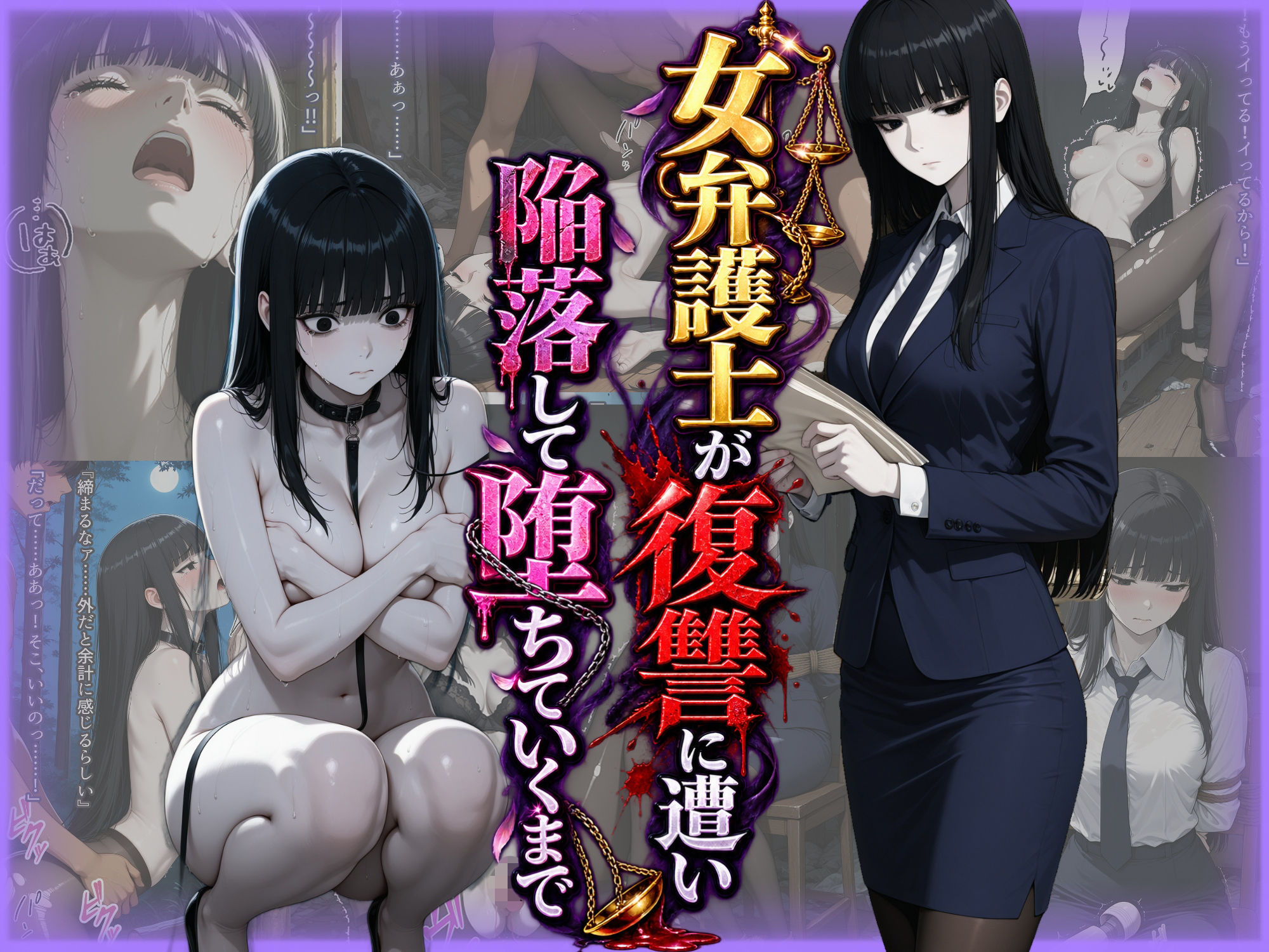女弁護士が復讐に遭い、快感に陥落してペットになって堕ちていくまで サンプル画像1