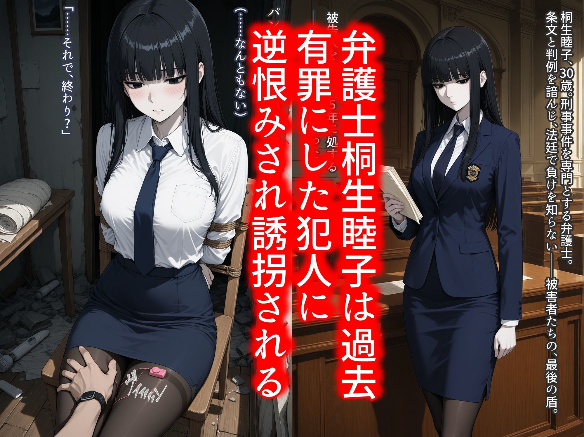 女弁護士が復讐に遭い、快感に陥落してペットになって堕ちていくまで サンプル画像2
