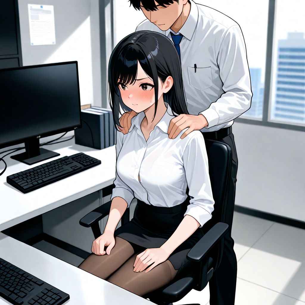 女性社員にマッサージできる権利Vol.1 サンプル画像1