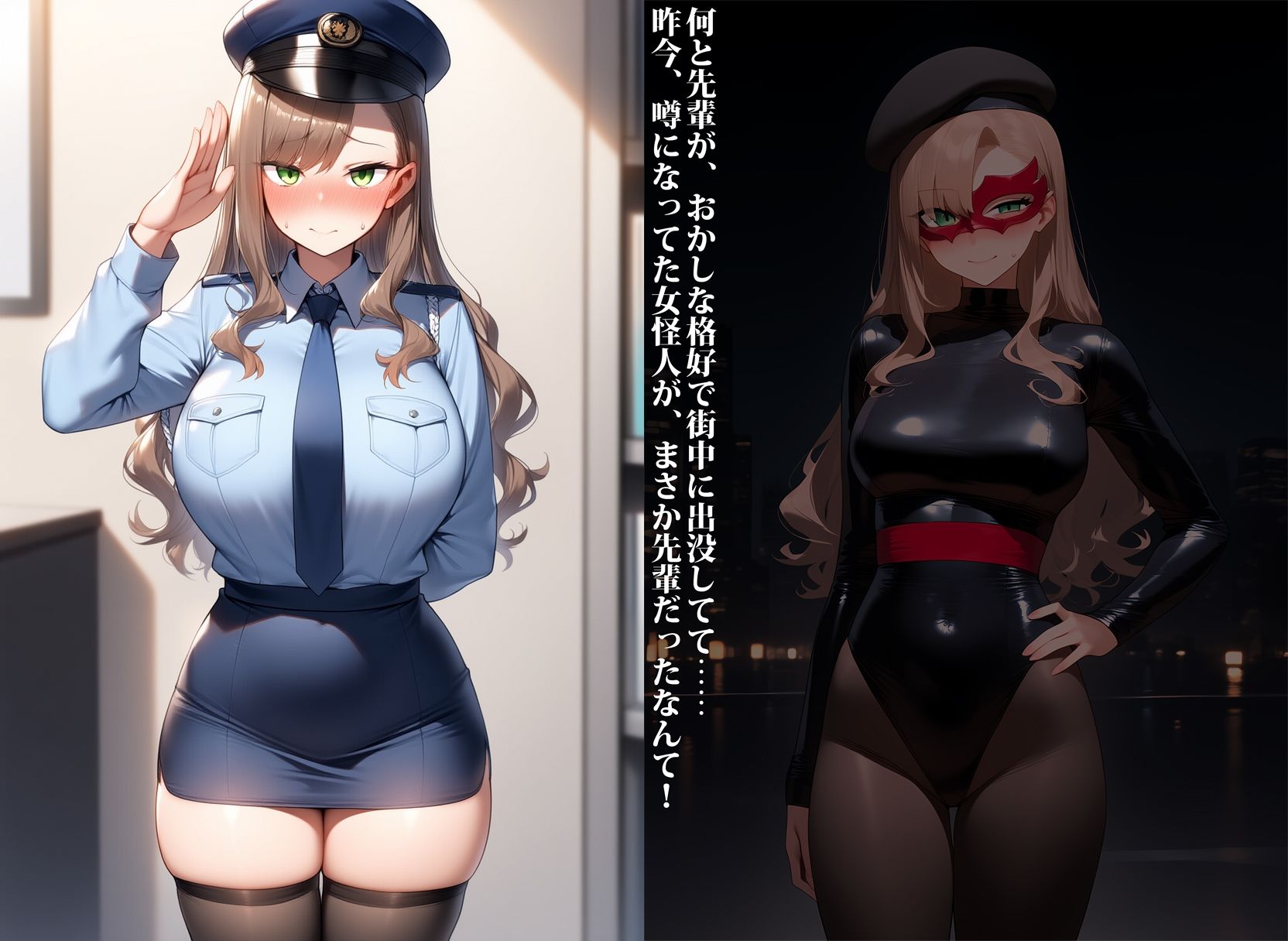 女性警官が変態スカトロ女怪人に悪堕ちするまでの全・極秘記録 サンプル画像1