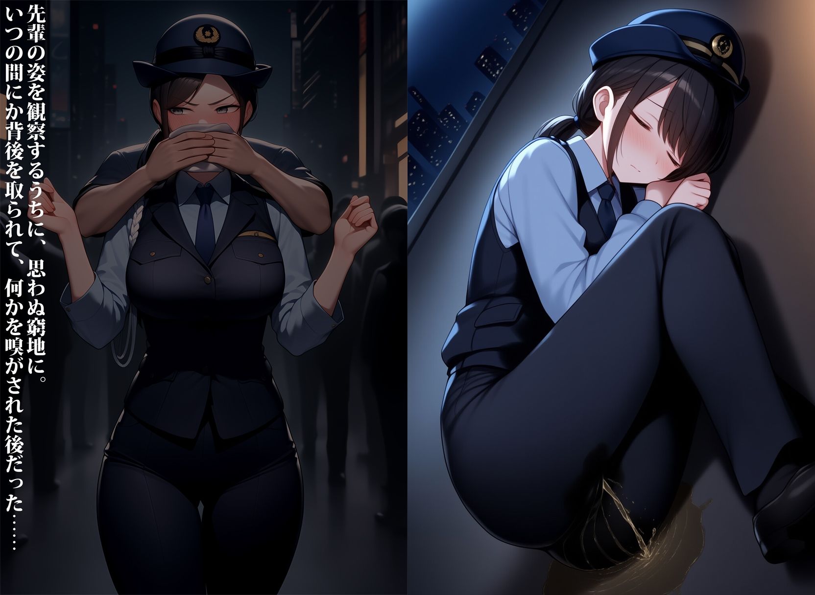女性警官が変態スカトロ女怪人に悪堕ちするまでの全・極秘記録 サンプル画像2