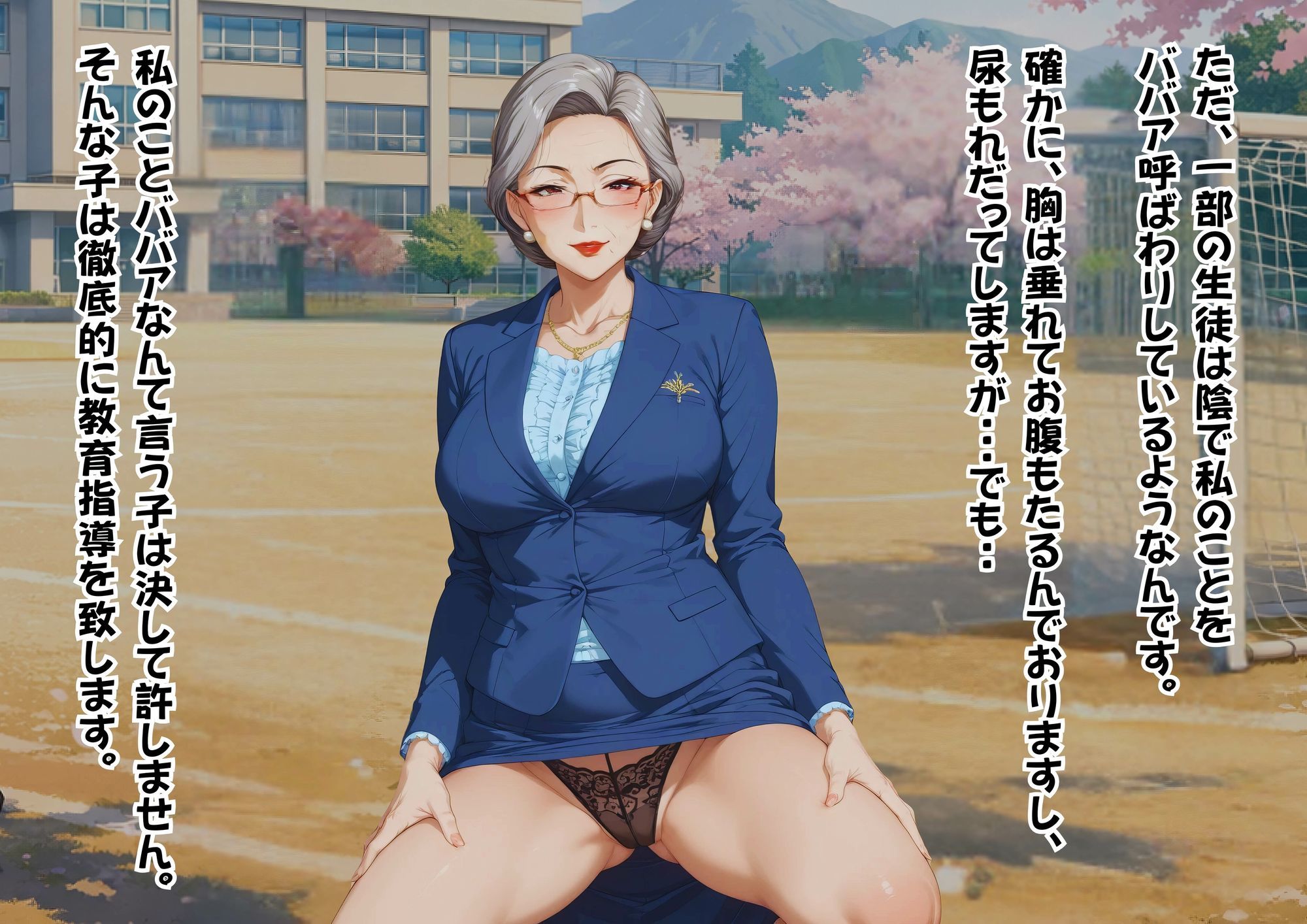 女校長の精活指導 サンプル画像2