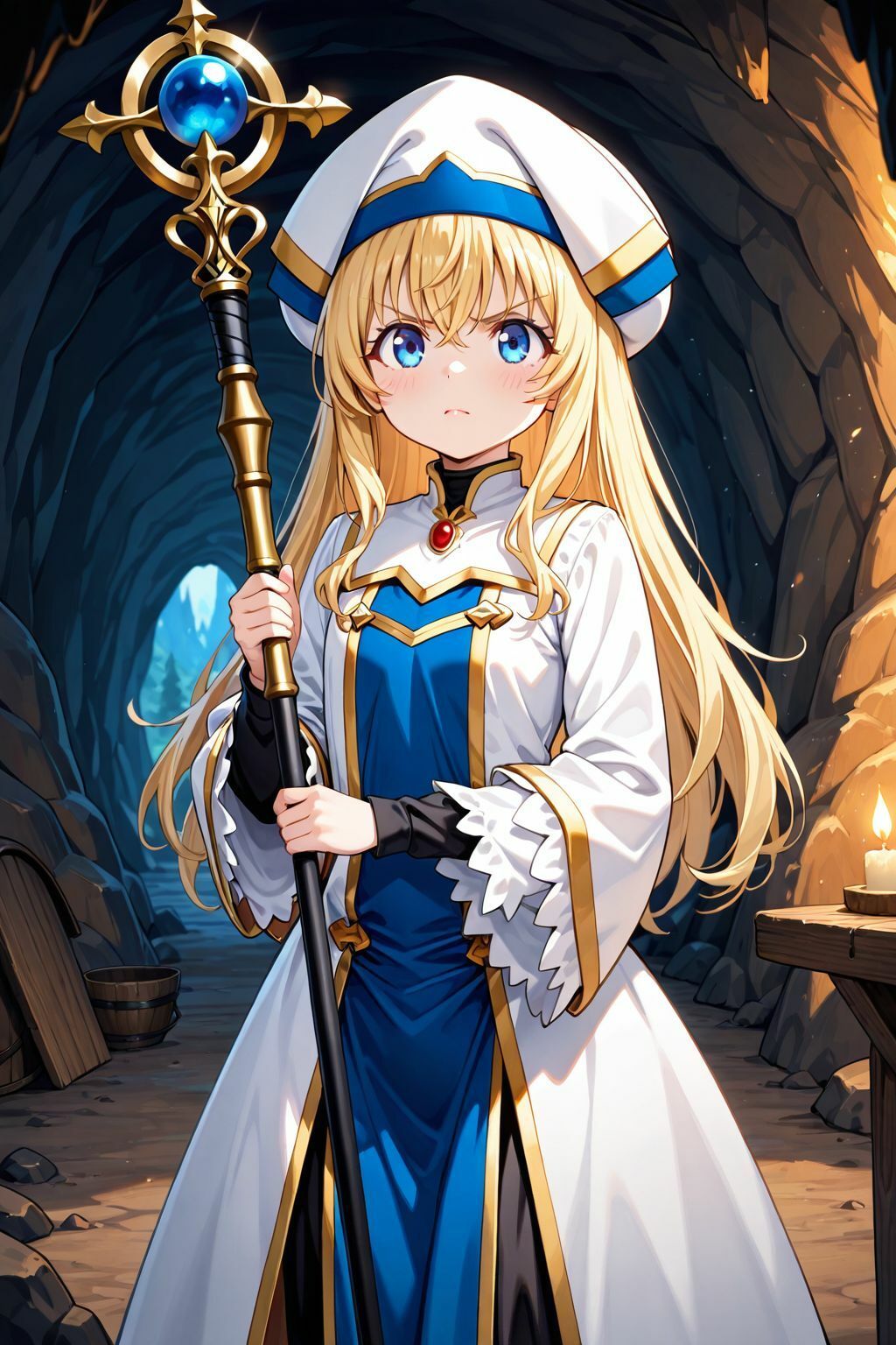 女神官 ゴブリン孕み袋 END サンプル画像1