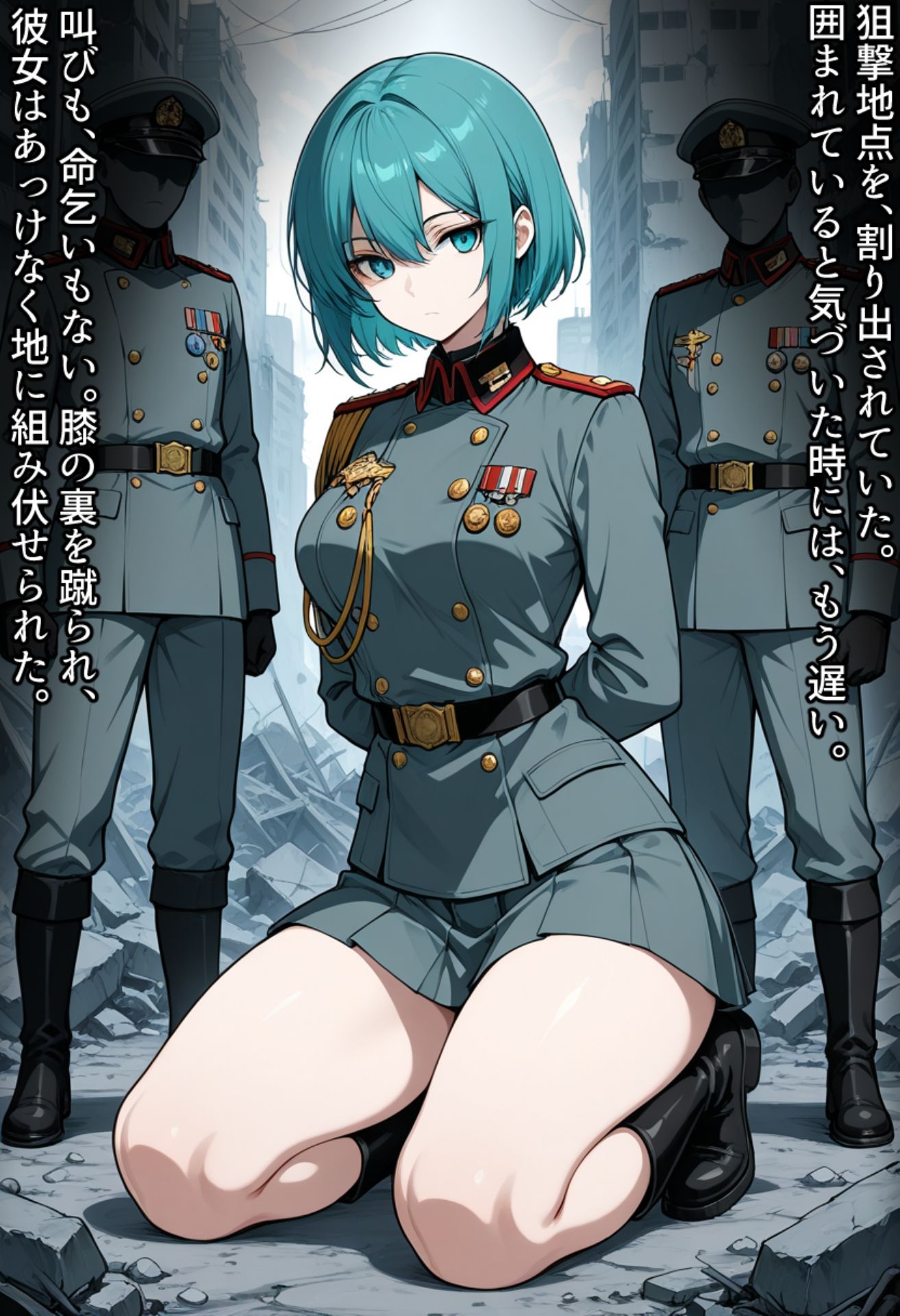 女軍人が敵に拘束され洗脳されて堕ちていくまで サンプル画像1