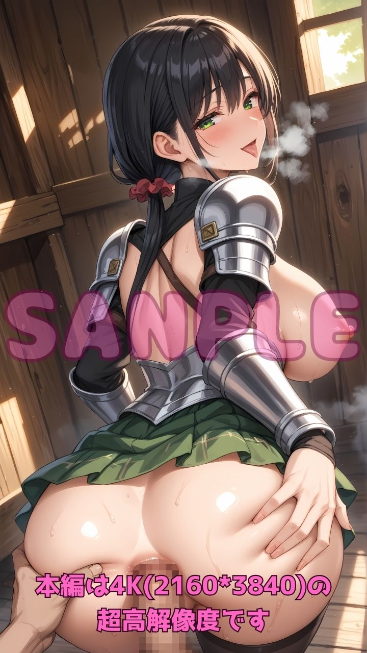 女騎士×ケツ穴×野外  騎士の誇りが砕け散る瞬間〜あなたに完堕ちしたアナルが疼きを抑えきれない2〜 サンプル画像6