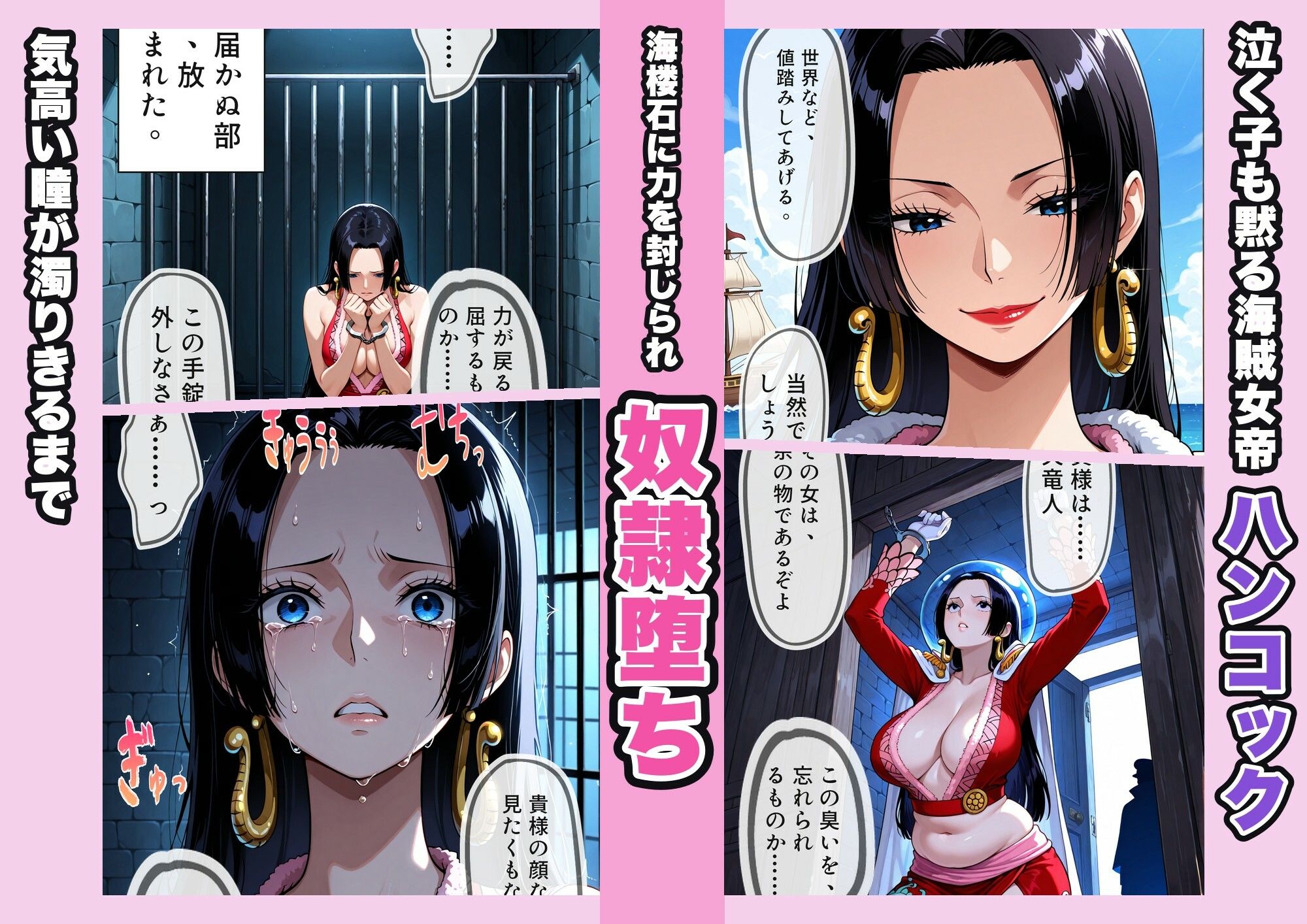 奴●海賊女帝 〜海楼石に囚われた高慢女帝、三日間の陥落〜 サンプル画像1