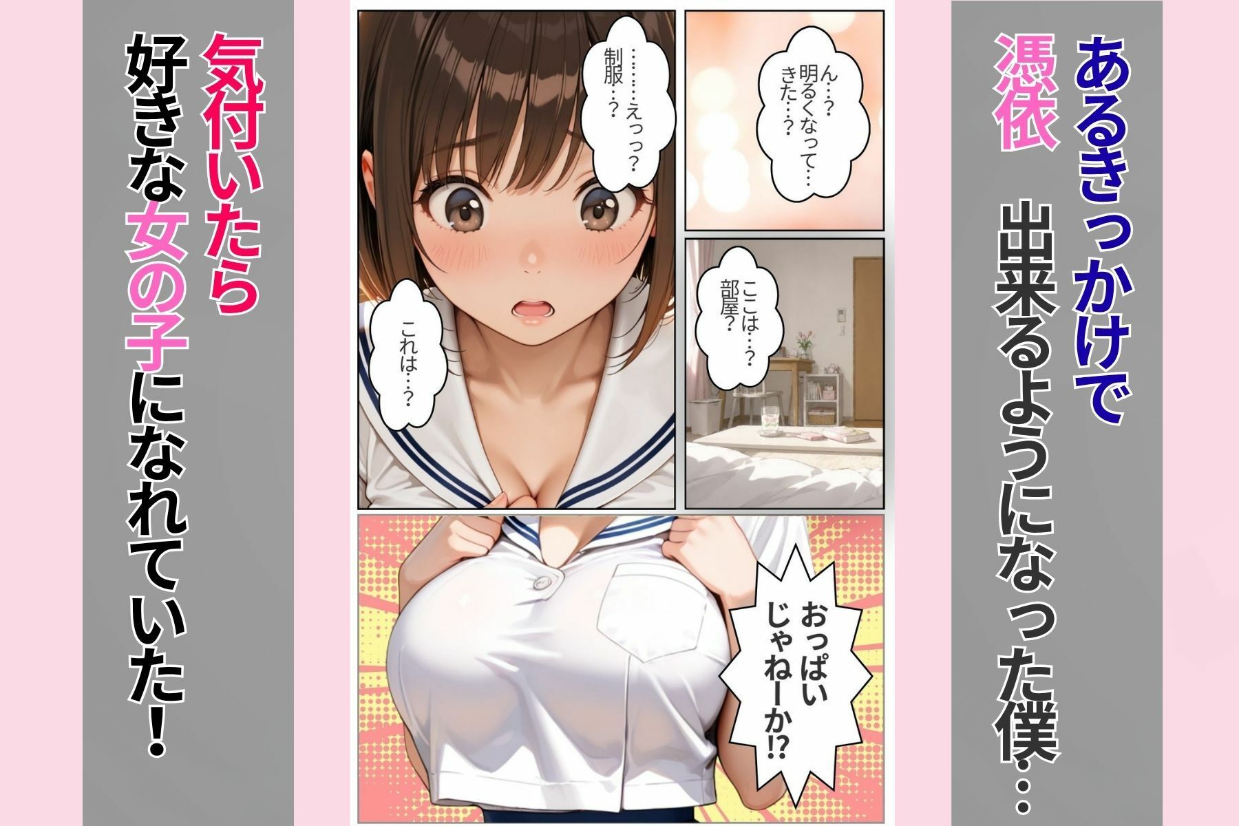 好きなクラスメイトに憑依したのでオナニーしてセックスもする！ サンプル画像2