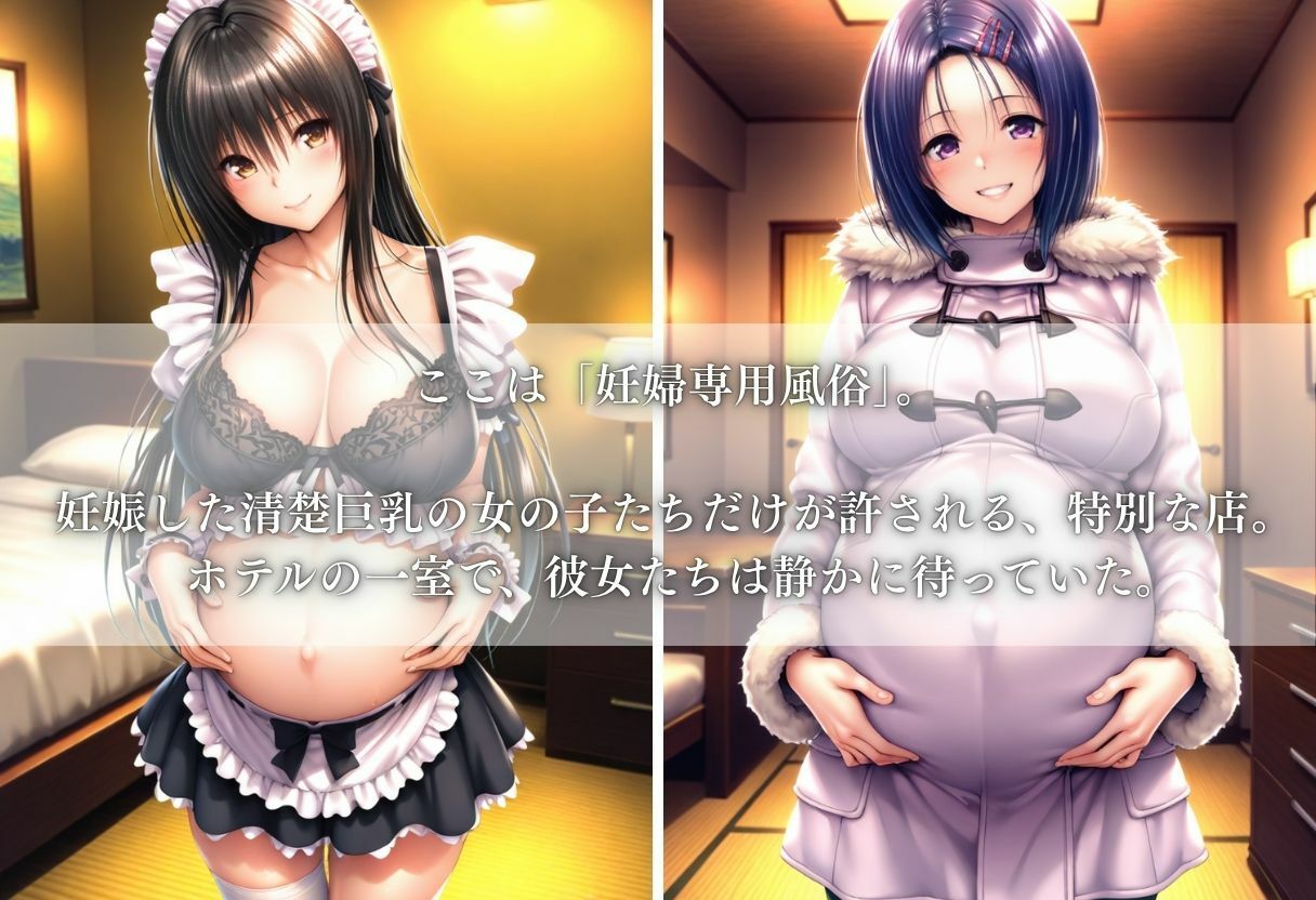 妊婦専用風俗〜清楚巨乳を全員支配〜 Vol.1 サンプル画像1