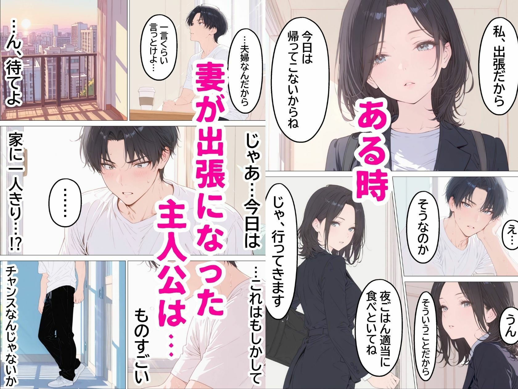 妻とレス3年目の俺。隣に引越してきたのは欲求不満の爆乳人妻で…… サンプル画像7