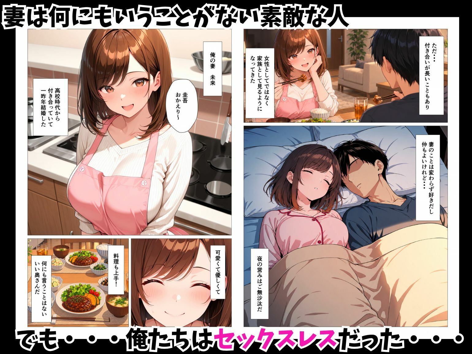 妻とレスの俺が爆乳ギャル義妹に誘惑されて浮気後尾しまくる話 サンプル画像2