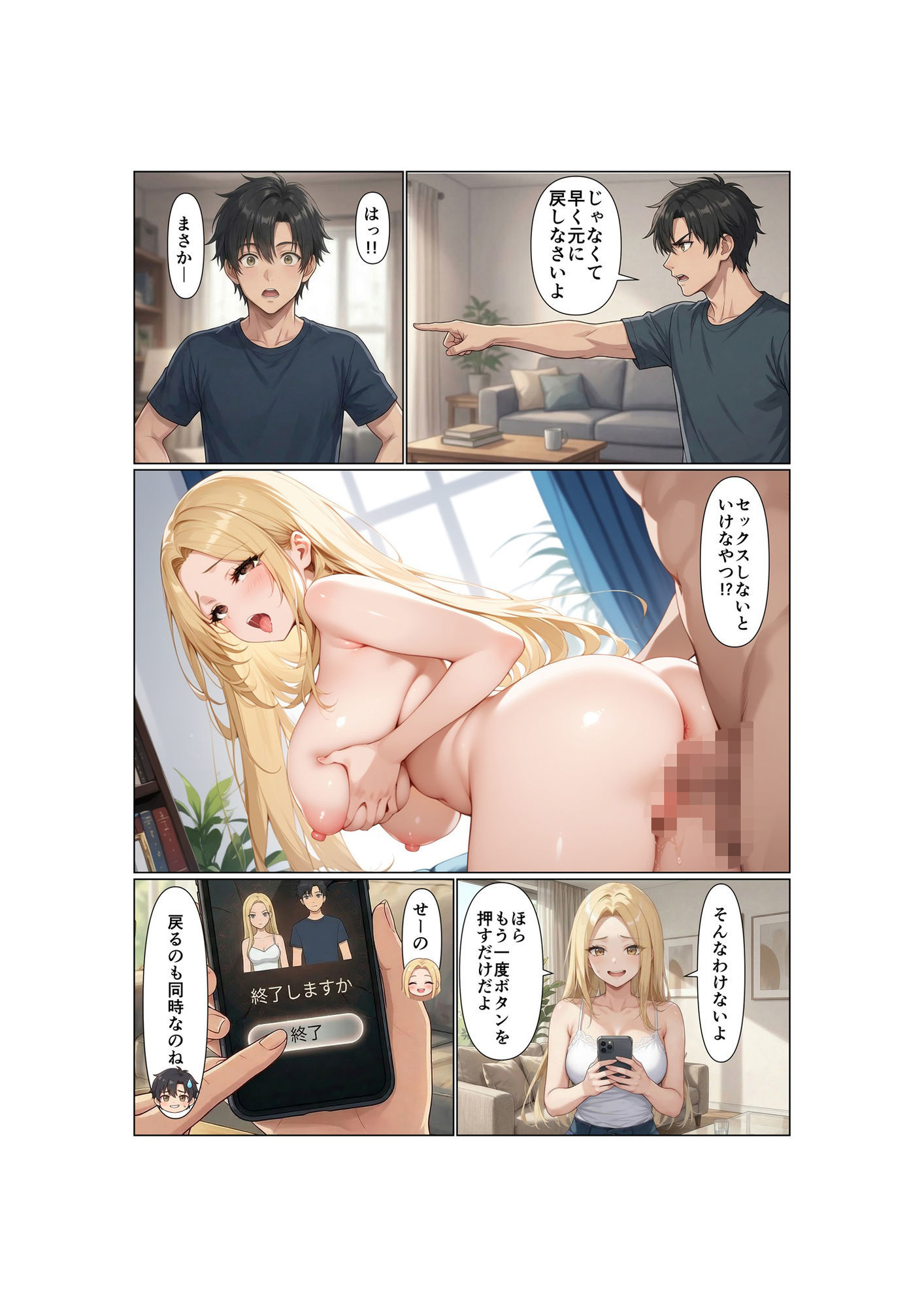 姉弟交換！！双子の弟は姉のカラダで女の快楽を知る サンプル画像6