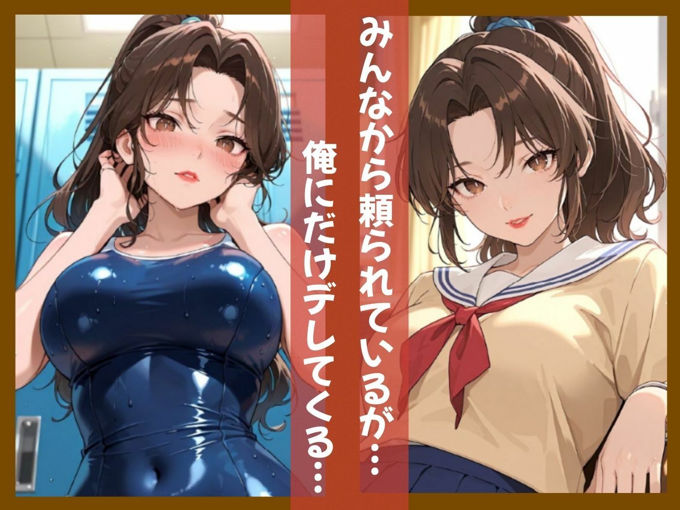 姉御肌な俺の彼女が担任教師のオナホになった件 サンプル画像2