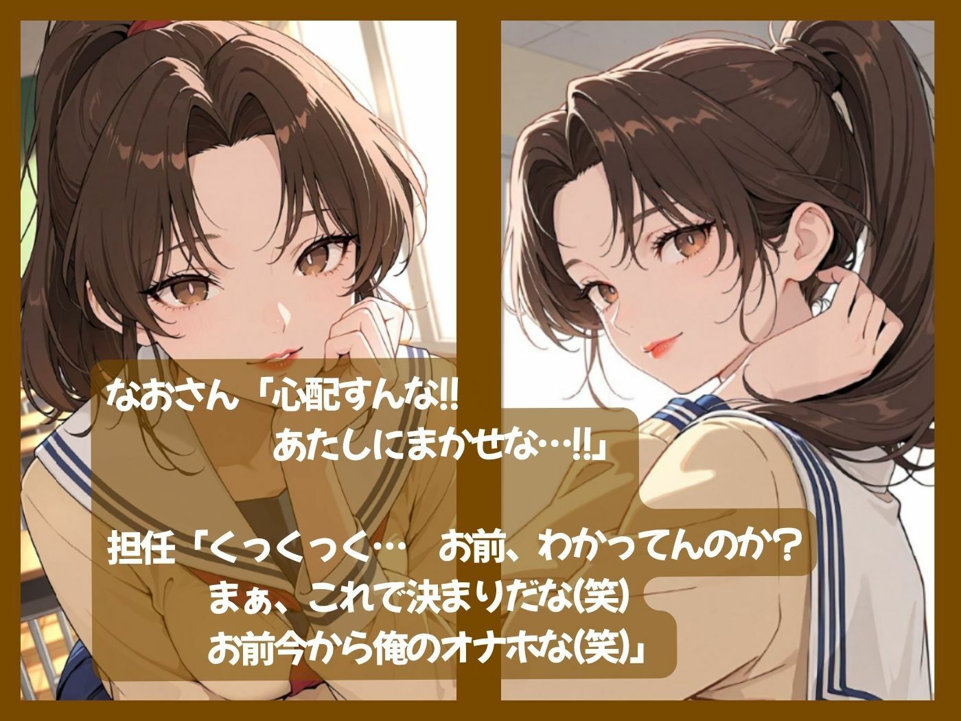 姉御肌な俺の彼女が担任教師のオナホになった件 サンプル画像5