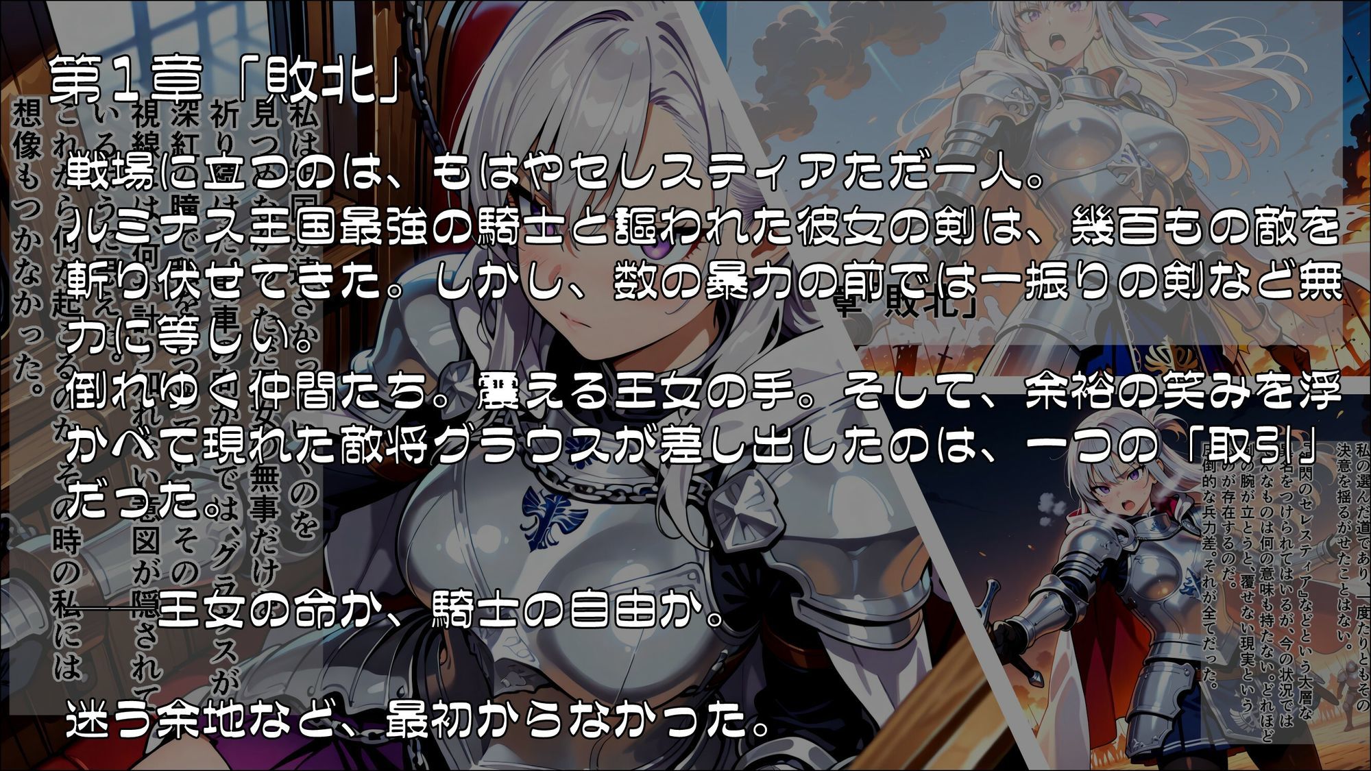 姫騎士催●堕落譚〜忠誠は甘い香りに溶け、常識は囁きに書き換えられる〜Part1 サンプル画像1