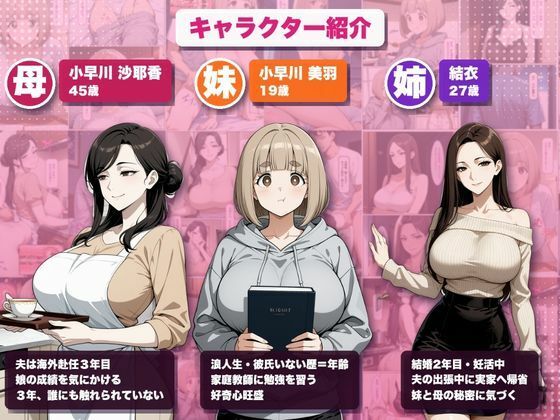 娘の家庭教師に種付けされまくった巨乳母娘の話 サンプル画像1