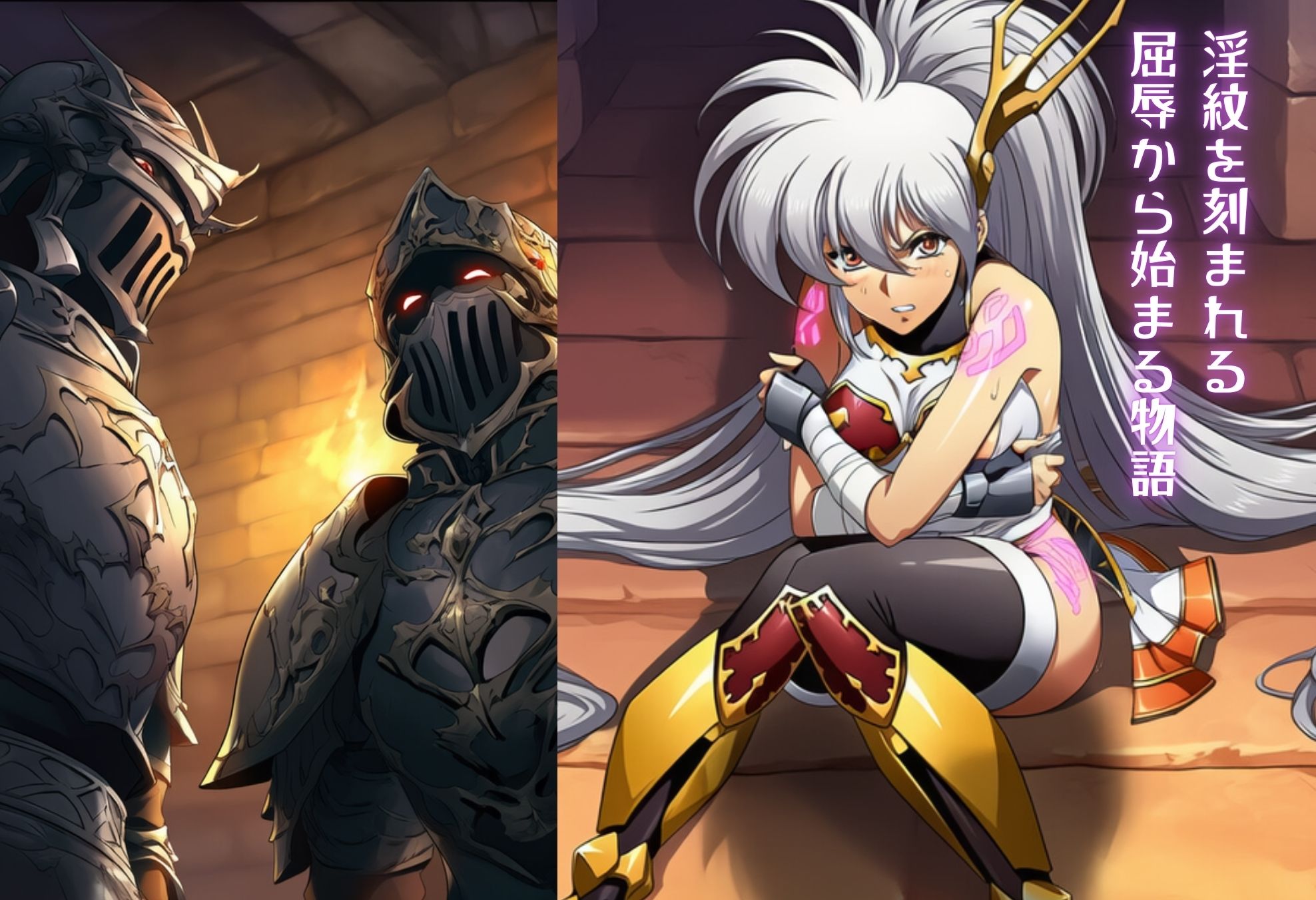 娼館へ売られた、誇り高き女騎士 サンプル画像1