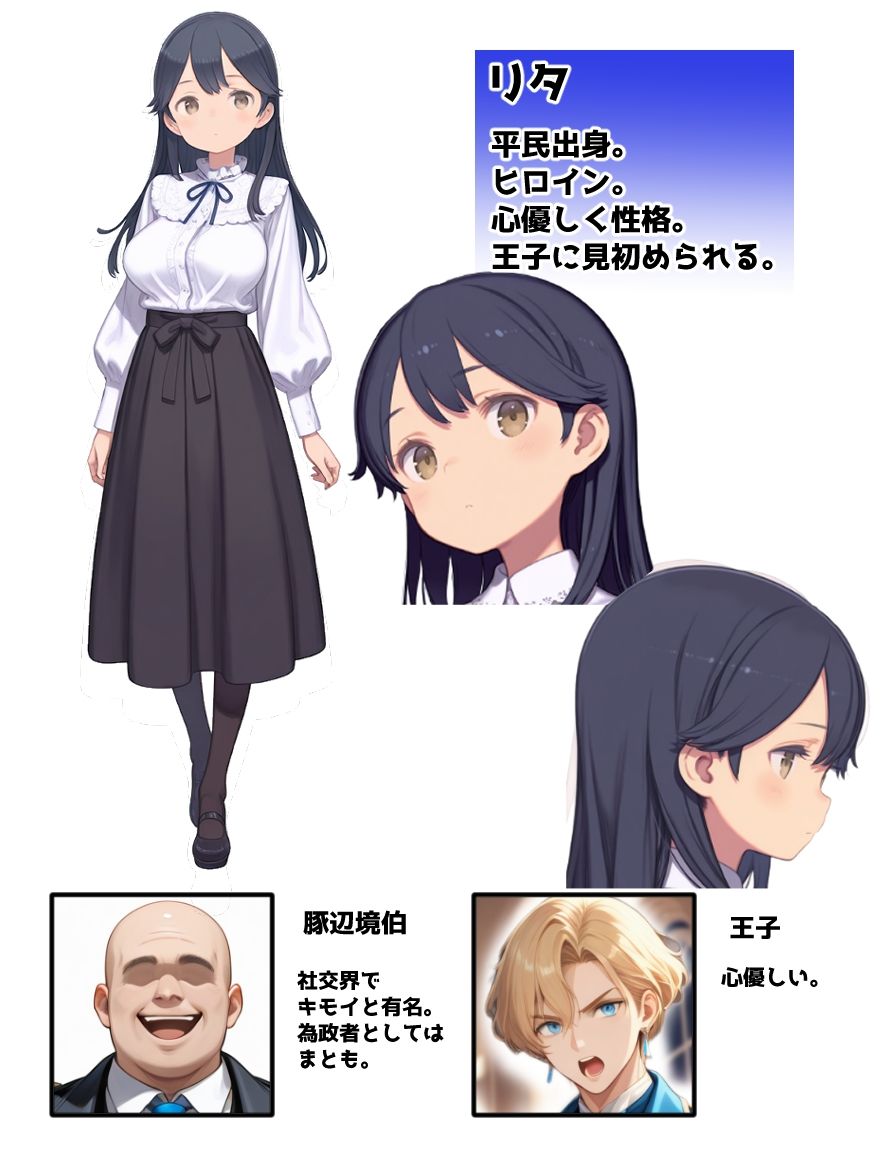 婚約破棄された悪役令嬢が豚貴族に嫁がされて来たので堕とす。あとヒロインも愛人する。 サンプル画像10