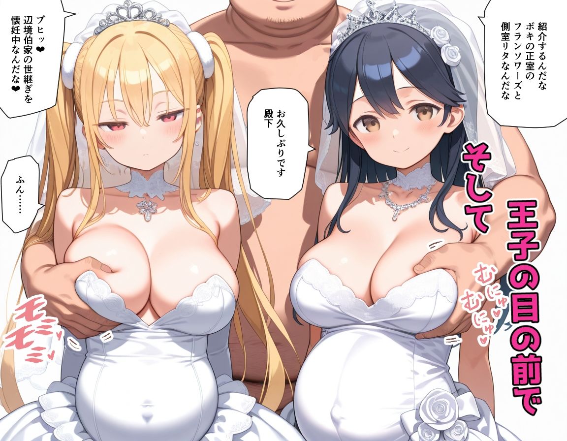 婚約破棄された悪役令嬢が豚貴族に嫁がされて来たので堕とす。あとヒロインも愛人する。 サンプル画像7