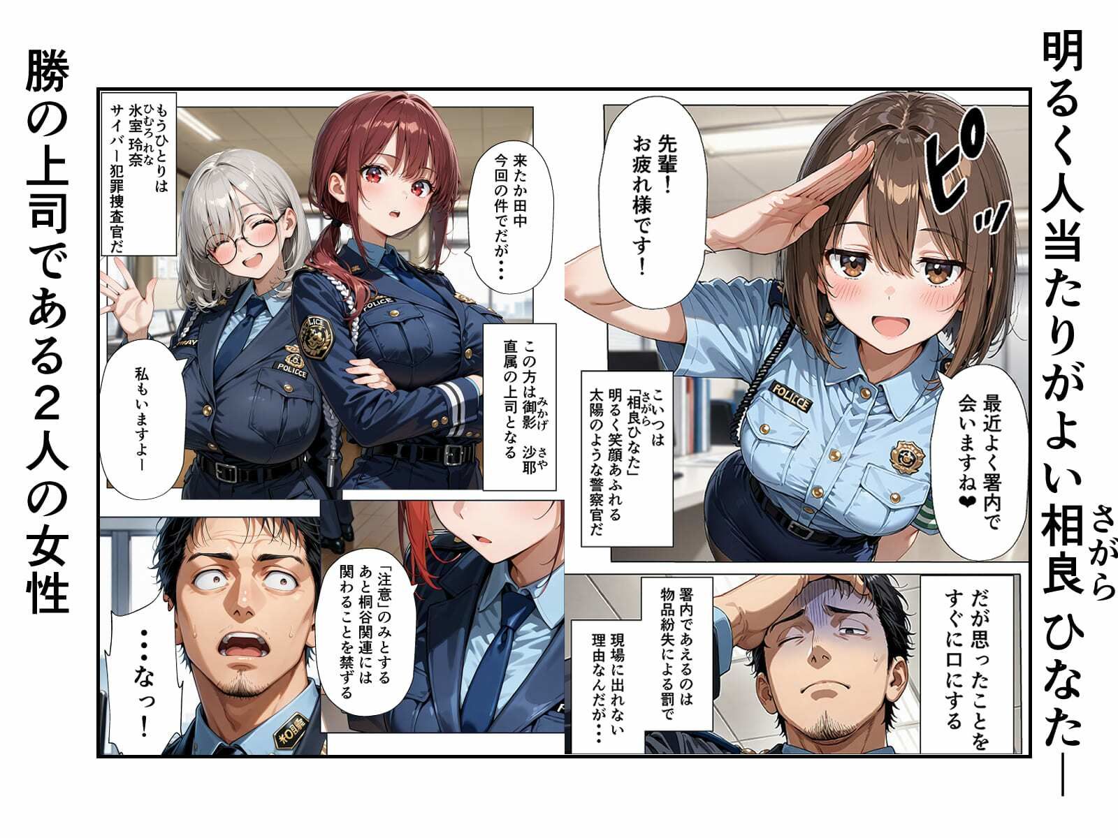 婦警憑依  後輩婦警に憑依したら事件が解決しそうな件  CaseI  相良ひなた編 サンプル画像2