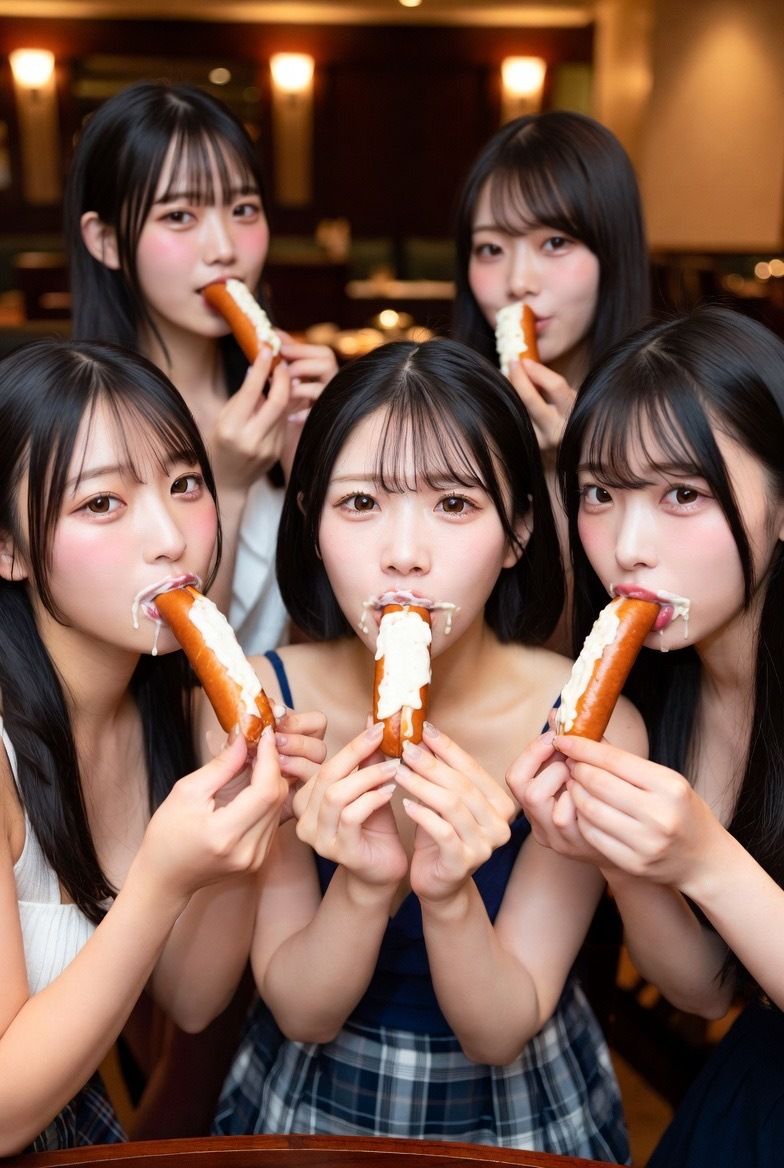 媚薬入り肉棒（フランクフルト）を舐める 画像集 サンプル画像3