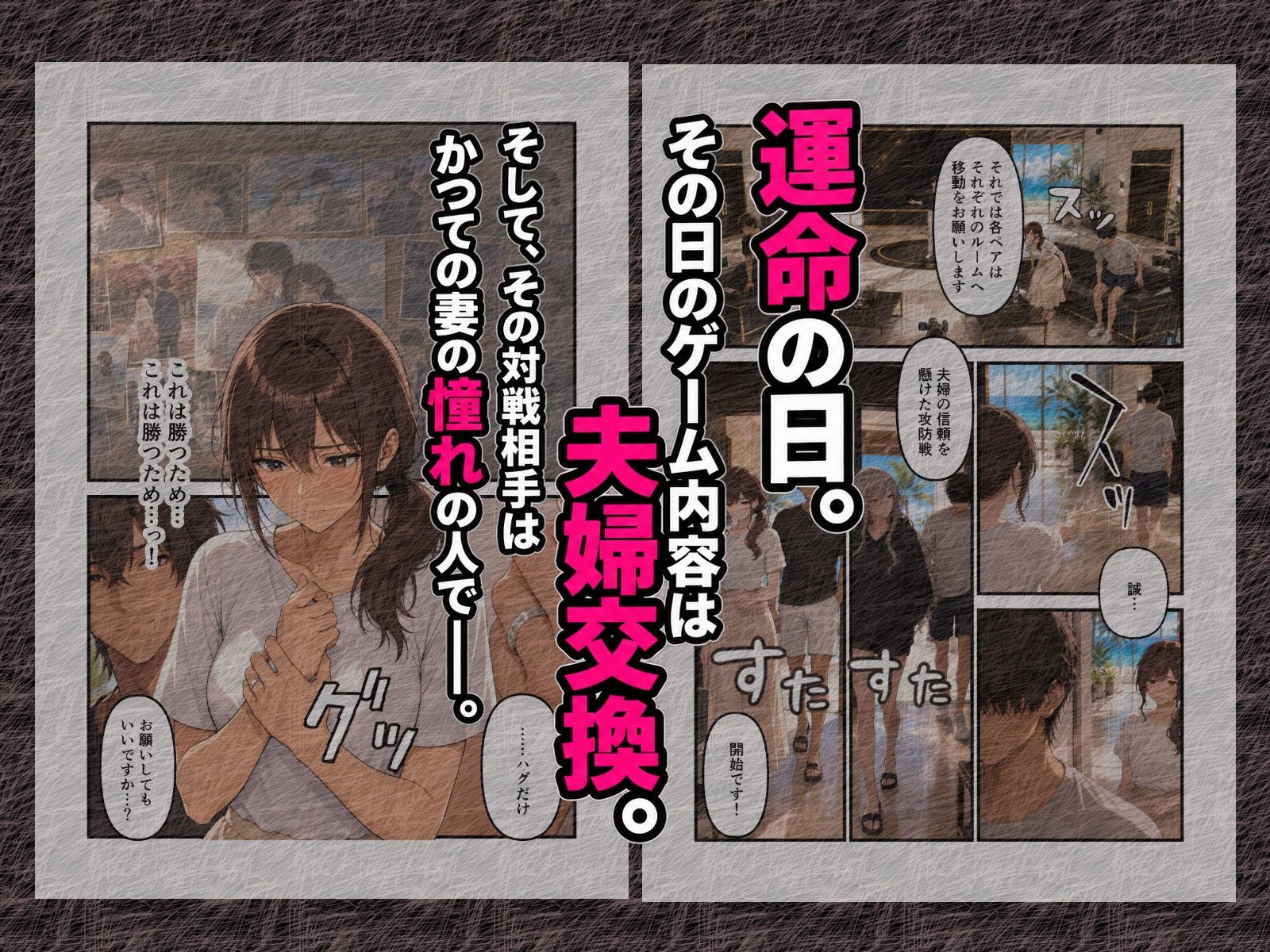 嫁と恋愛リアリティショーに参加したはずがNTRありだった件 サンプル画像6