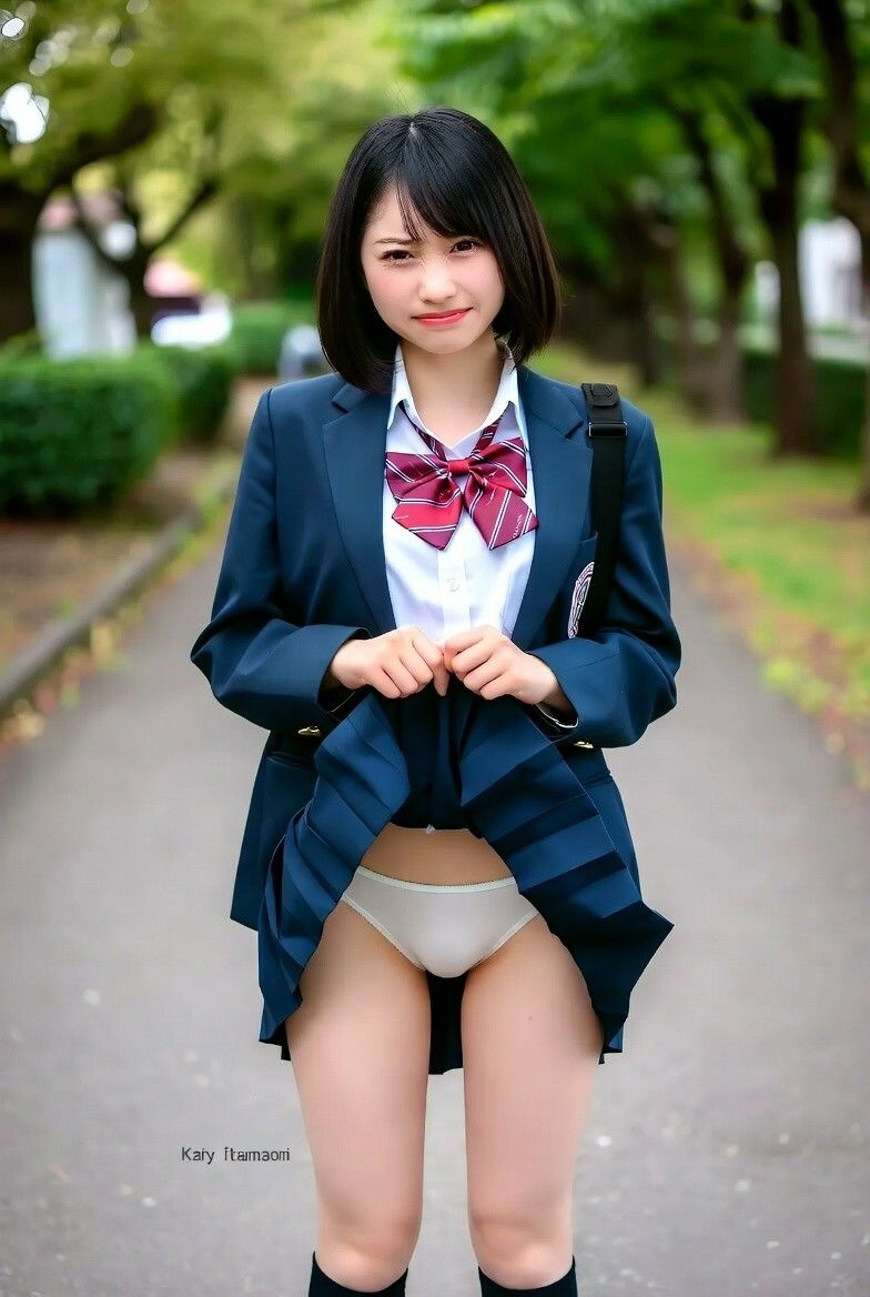 嫌な顔されながらおぱんつ見せてくれるJK サンプル画像3