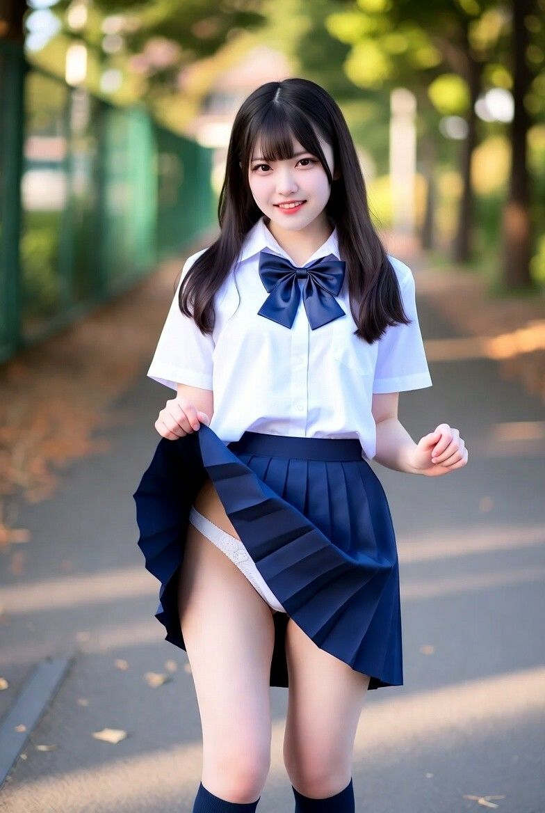 嫌な顔されながらおぱんつ見せてくれるJK サンプル画像5