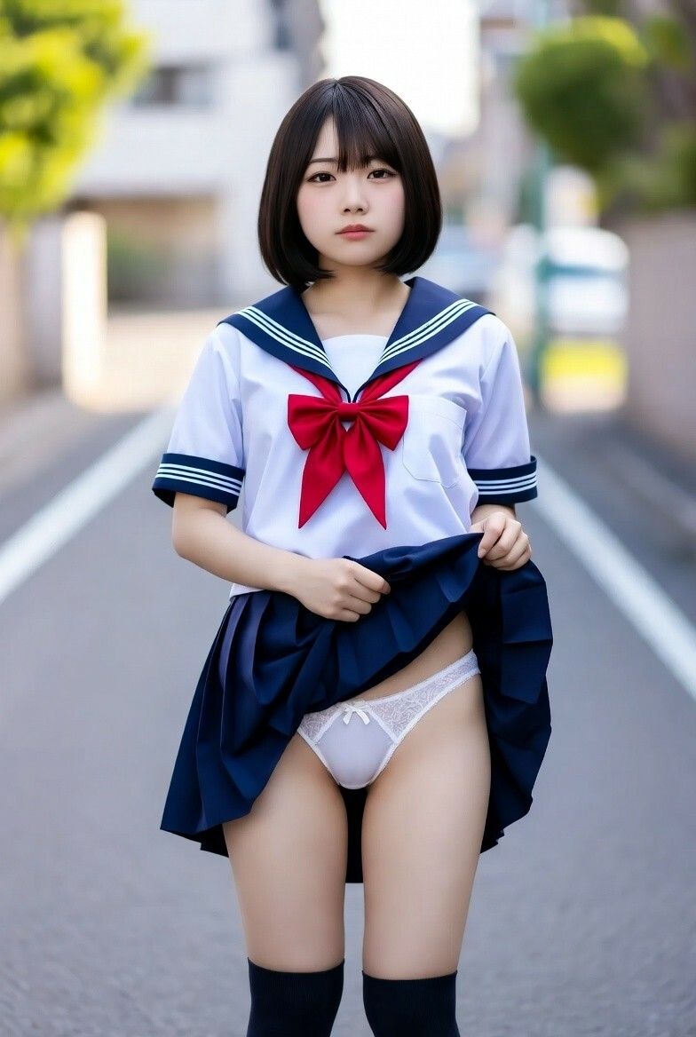 嫌な顔されながらおぱんつ見せてくれるJK サンプル画像9