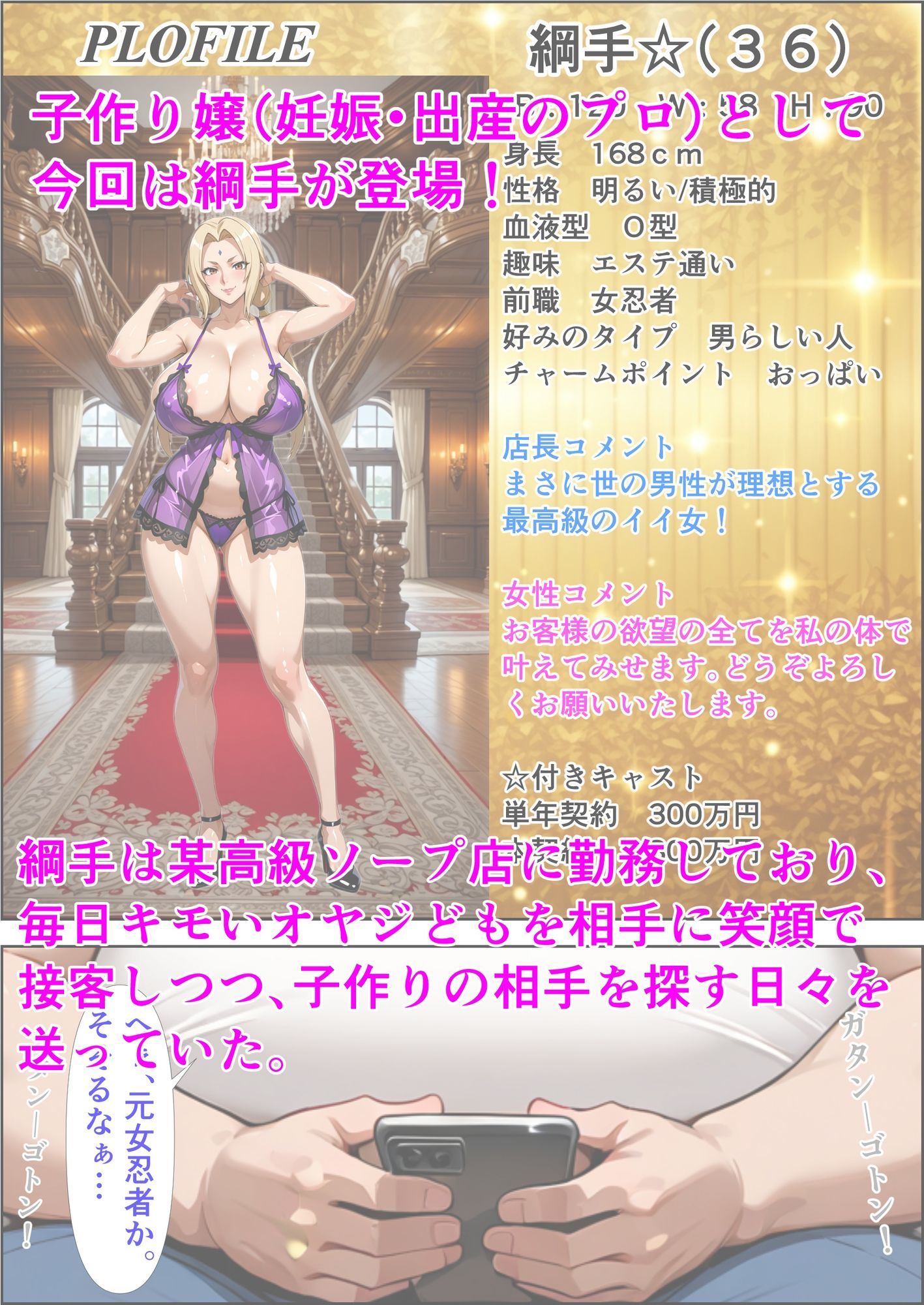 子作り嬢  綱手 サンプル画像1