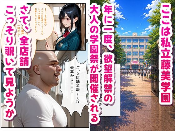 子作り学園祭〜学園〇示録キャラのいる風俗店を全部まわってみた〜 サンプル画像1