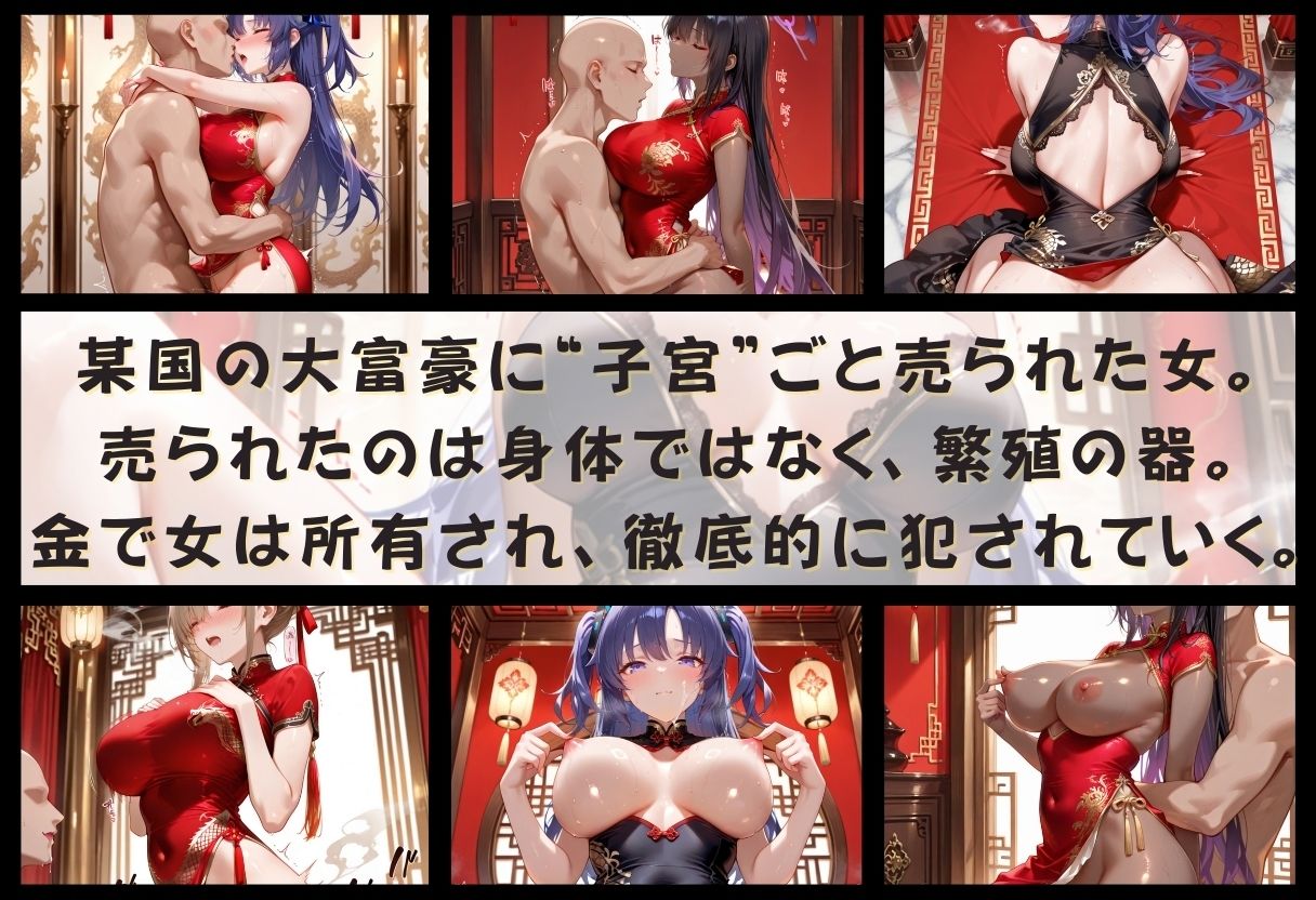 子宮を買われた女 〜性奉仕に人生を尽くす〜  チャイナ娘ver  ブルーアーカ〇イブ編 サンプル画像2