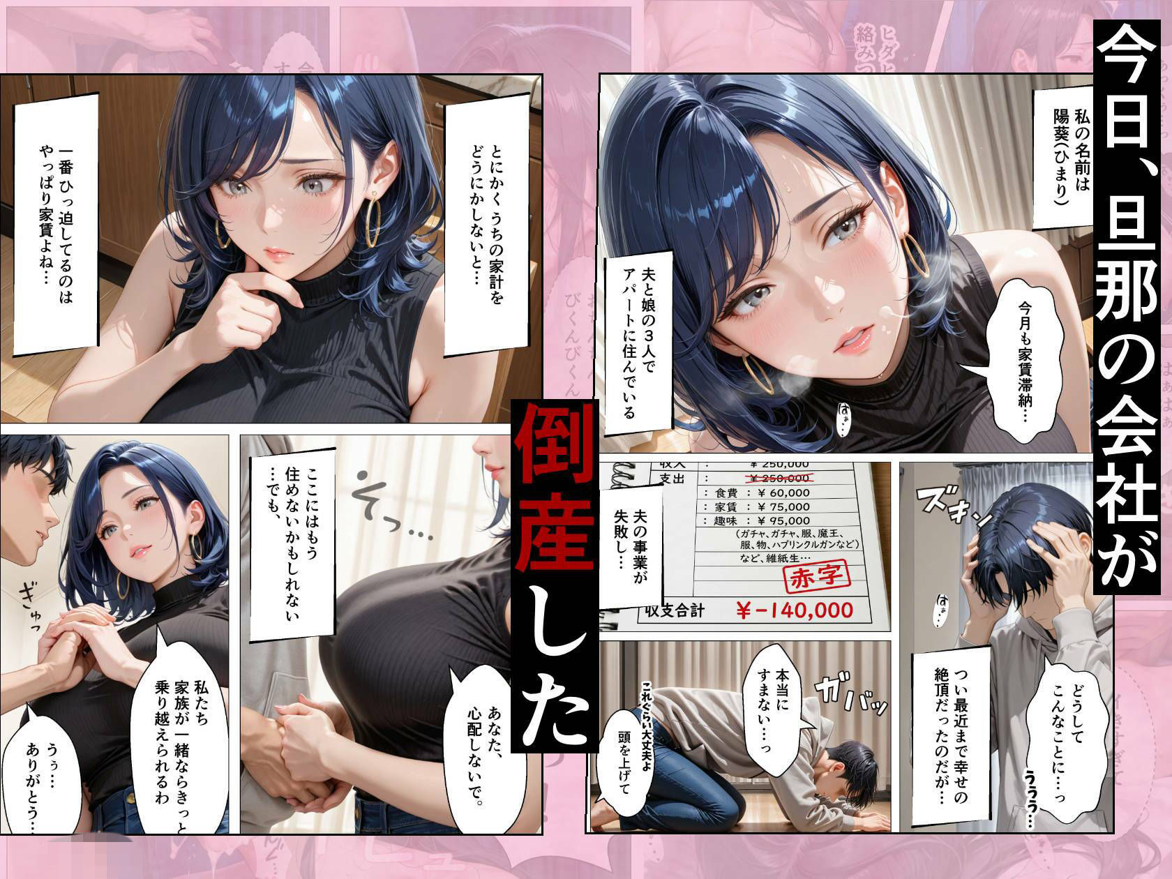 孕ませアパート 親子揃って完全に堕ちるまで サンプル画像1