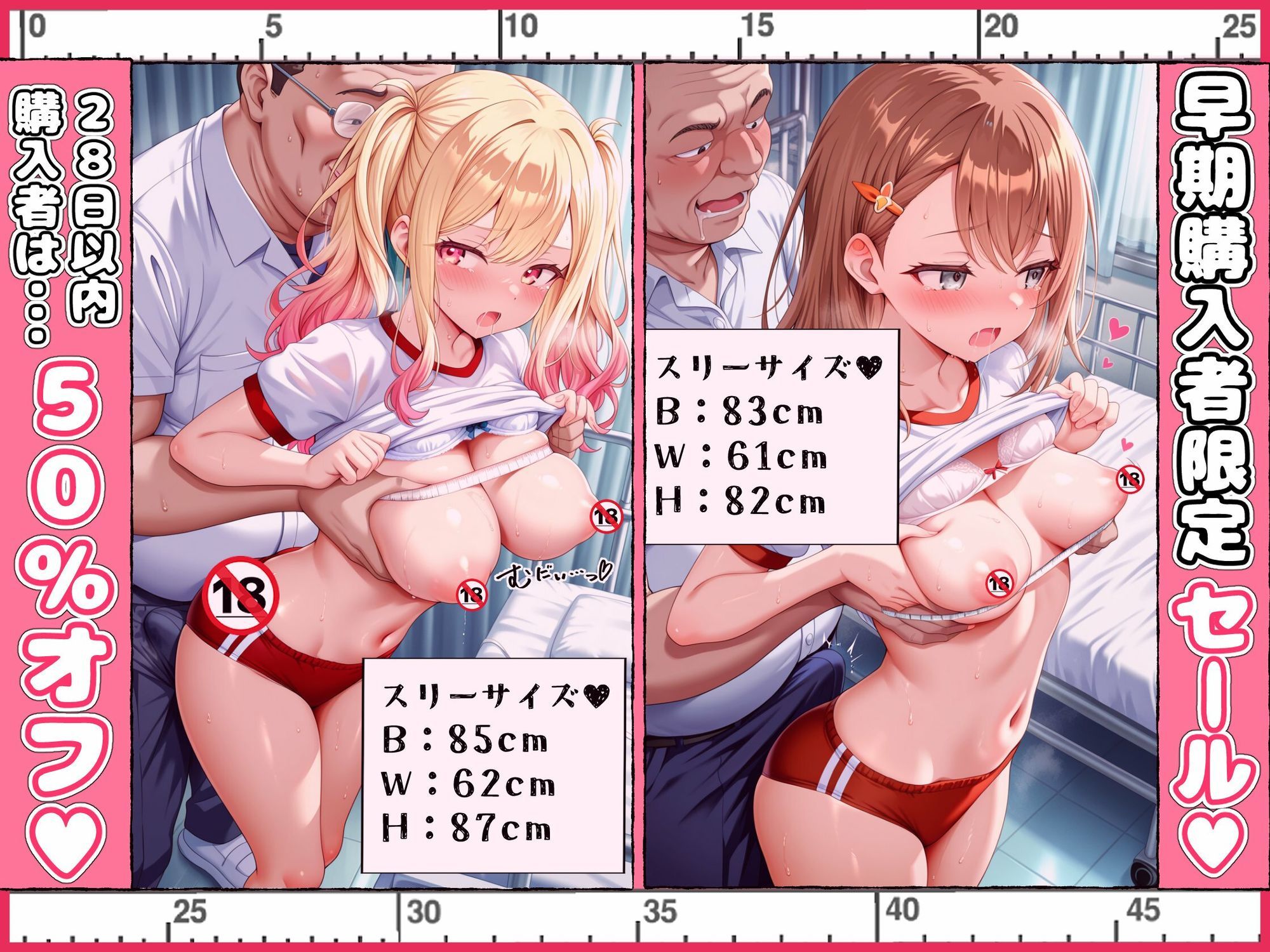 孕ませセクハラ発育測定 セカイ編 サンプル画像7