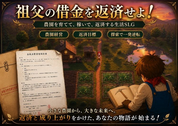孕ませ！苗床ファーム〜破産寸前！過酷な借金返済と苗床娘たちとのムラムラ繁殖生活〜 サンプル画像1
