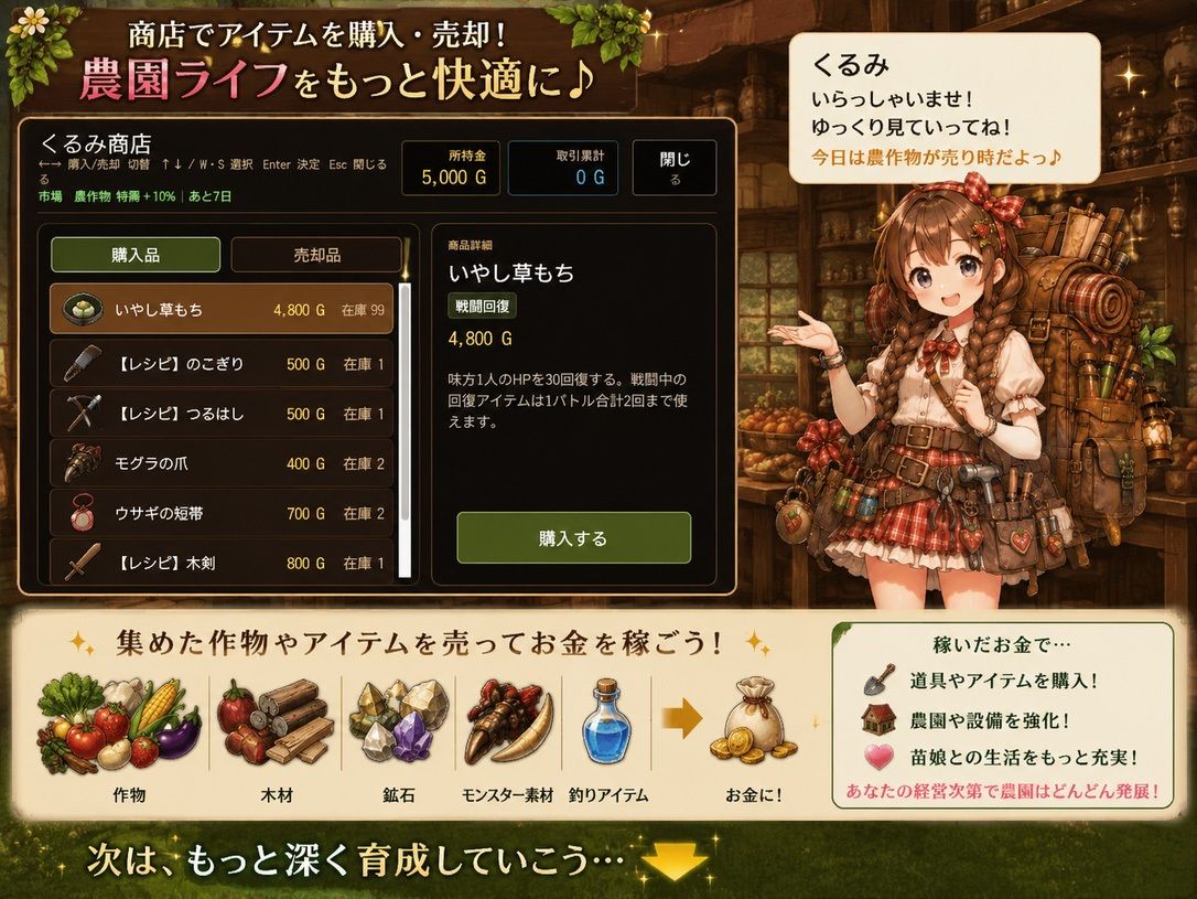 孕ませ！苗床ファーム〜破産寸前！過酷な借金返済と苗床娘たちとのムラムラ繁殖生活〜 サンプル画像9
