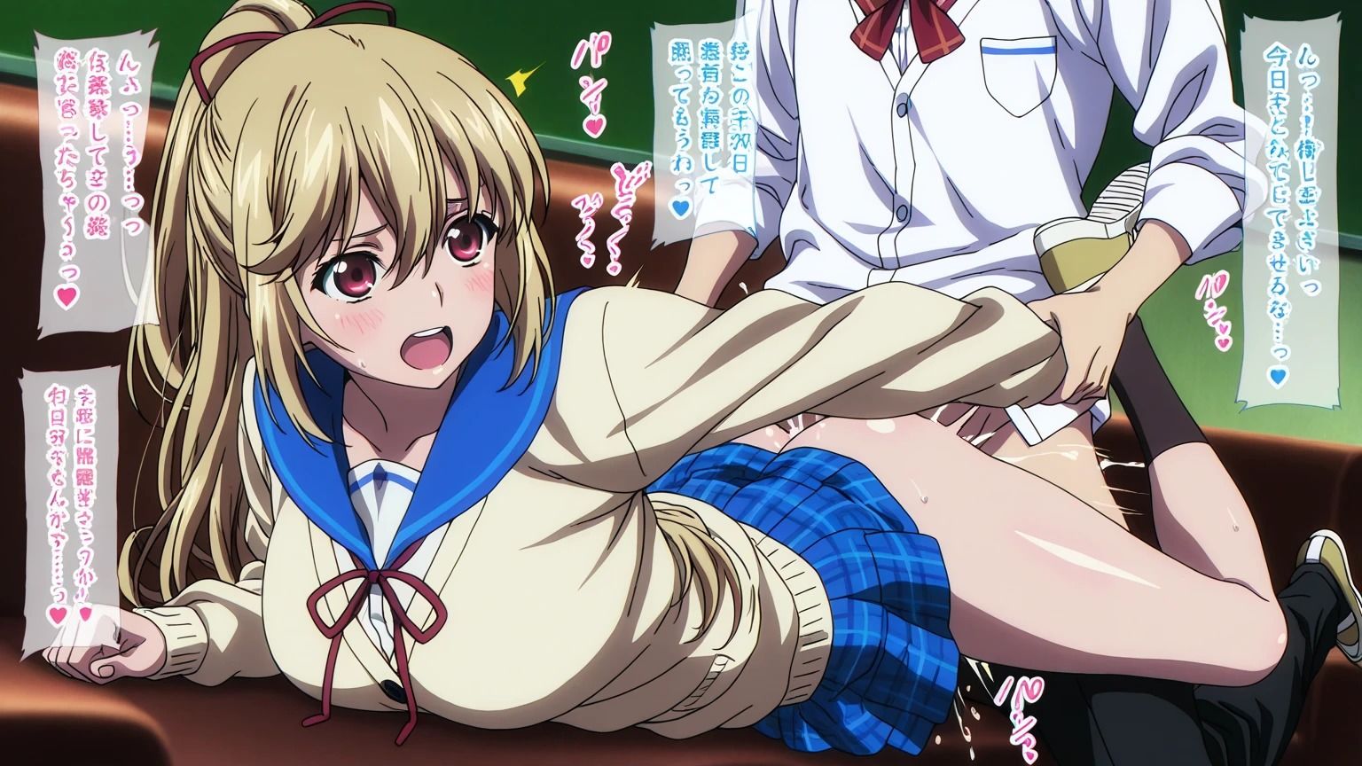 学園の天才ポニテお姉さんと・・・■制服 サンプル画像1