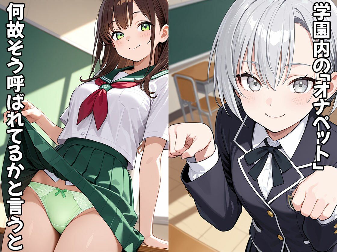 学園内のオナペット（CG100枚） サンプル画像1