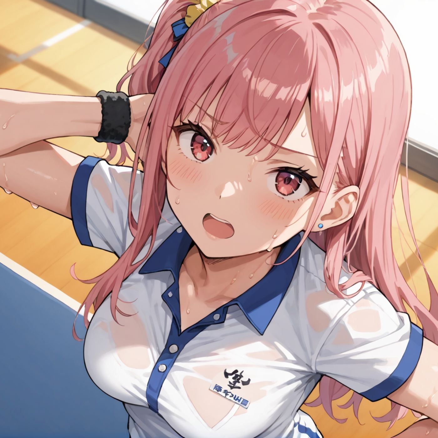 学園性活！ユニフォームに滲む汗 テニス部の本気がエロい3【汗かく美少女の厳選CG332枚収録】PC向け サンプル画像3
